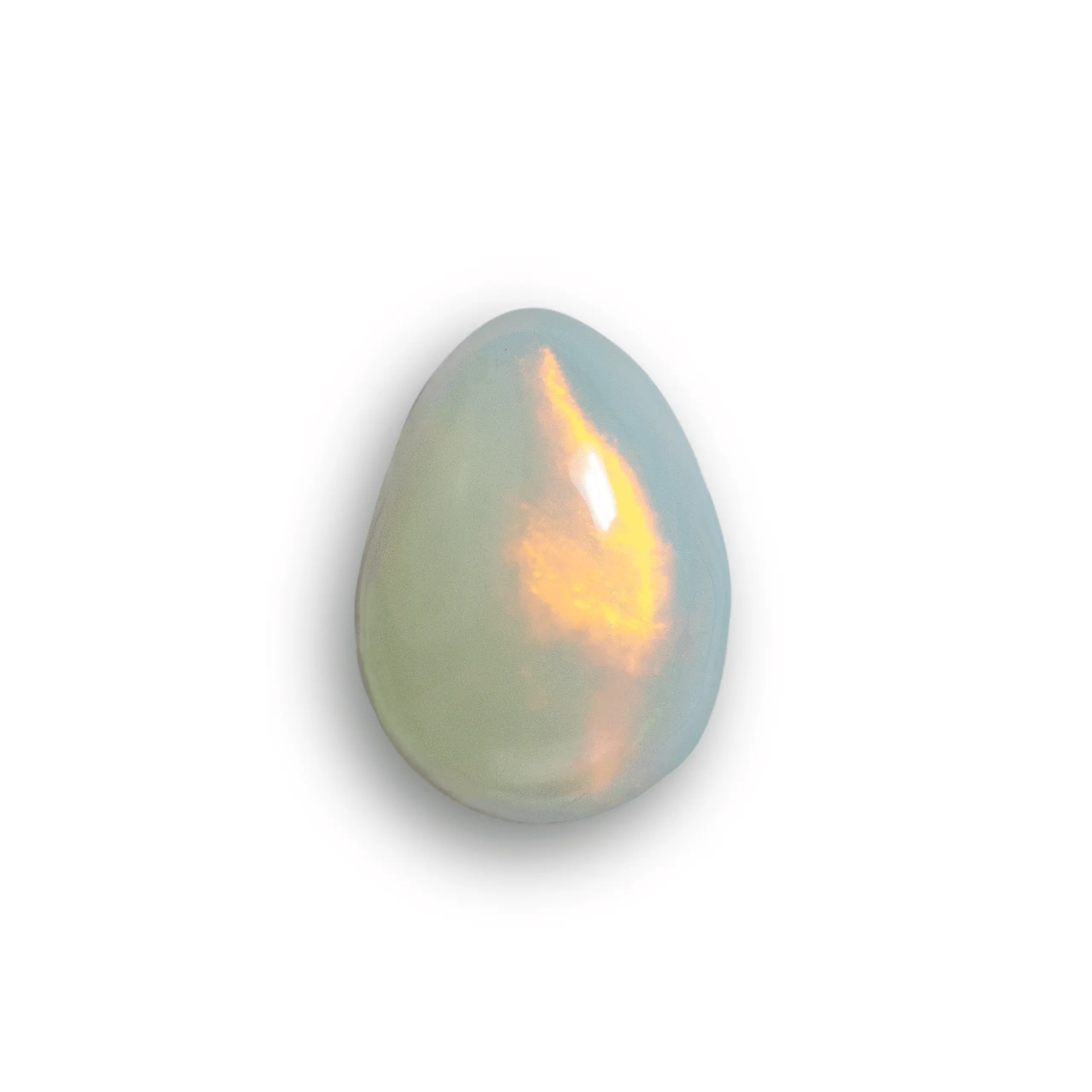 Brazilian brilliant line orange opal (1.3 ct) - Image 2
