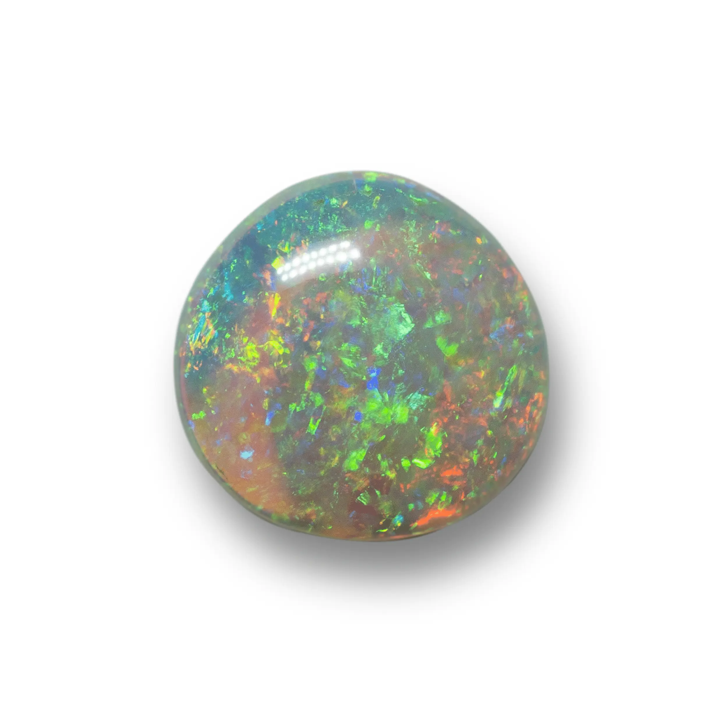 Brazilian opal with floral motif (1.8 ct) - Image 3