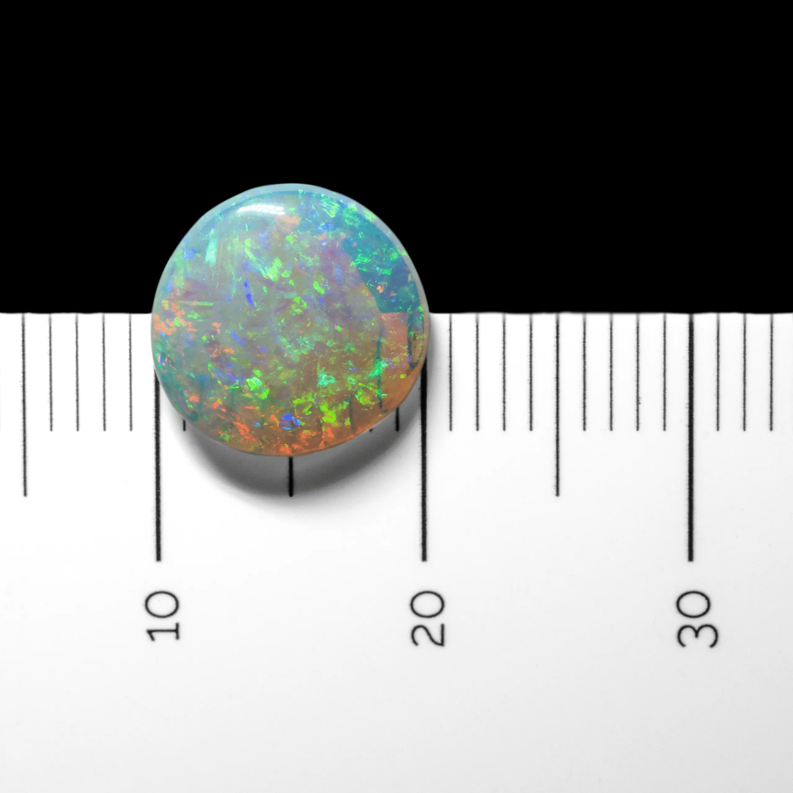 Brazilian opal with floral motif (1.8 ct) - Image 6