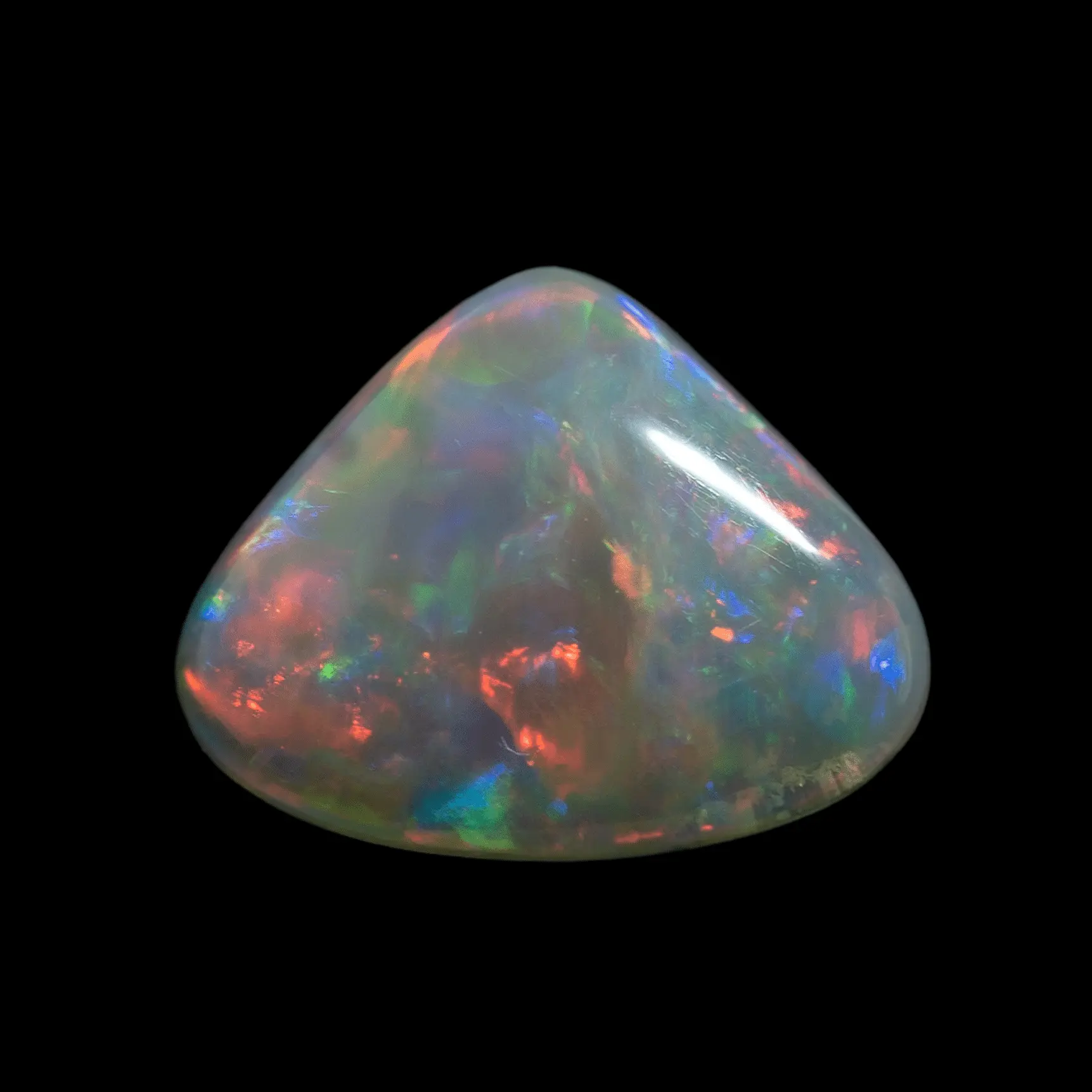 Triangle d'opale cristal multicolore (0,5 ct) – Image 3