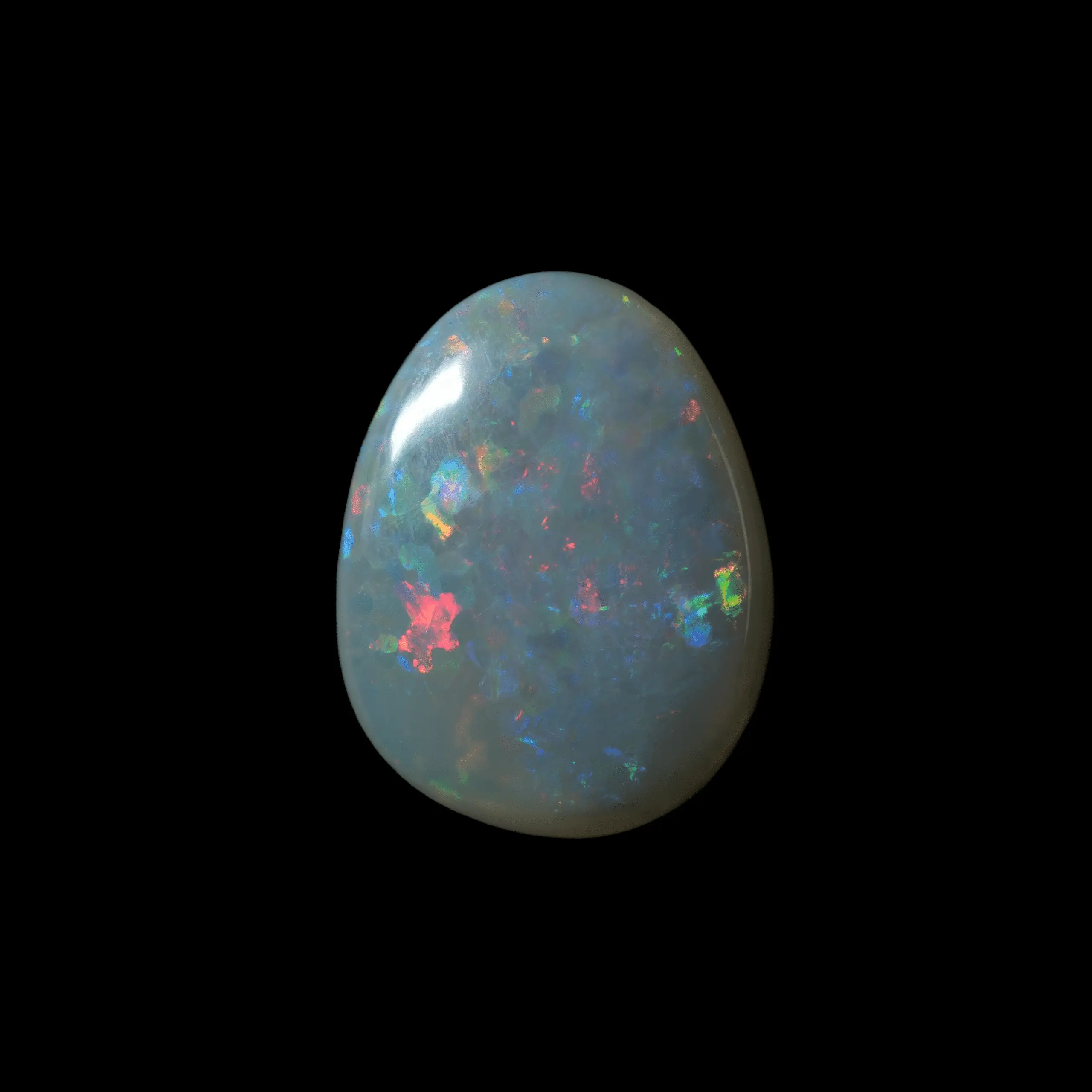 Opale sombre multicolore à éclats magenta (1,3 ct) – Image 4