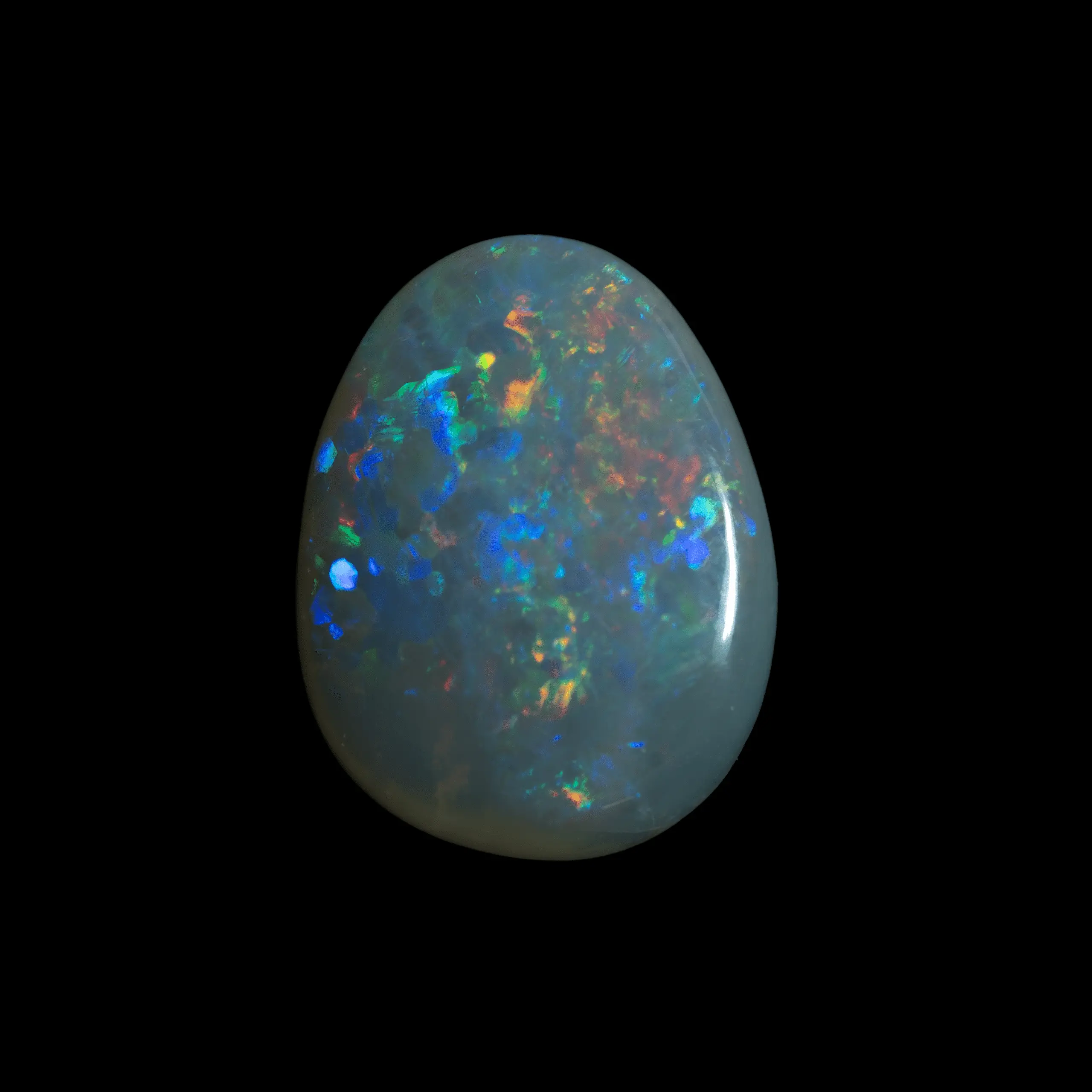 Opale sombre multicolore à éclats magenta (1,3 ct) – Image 5