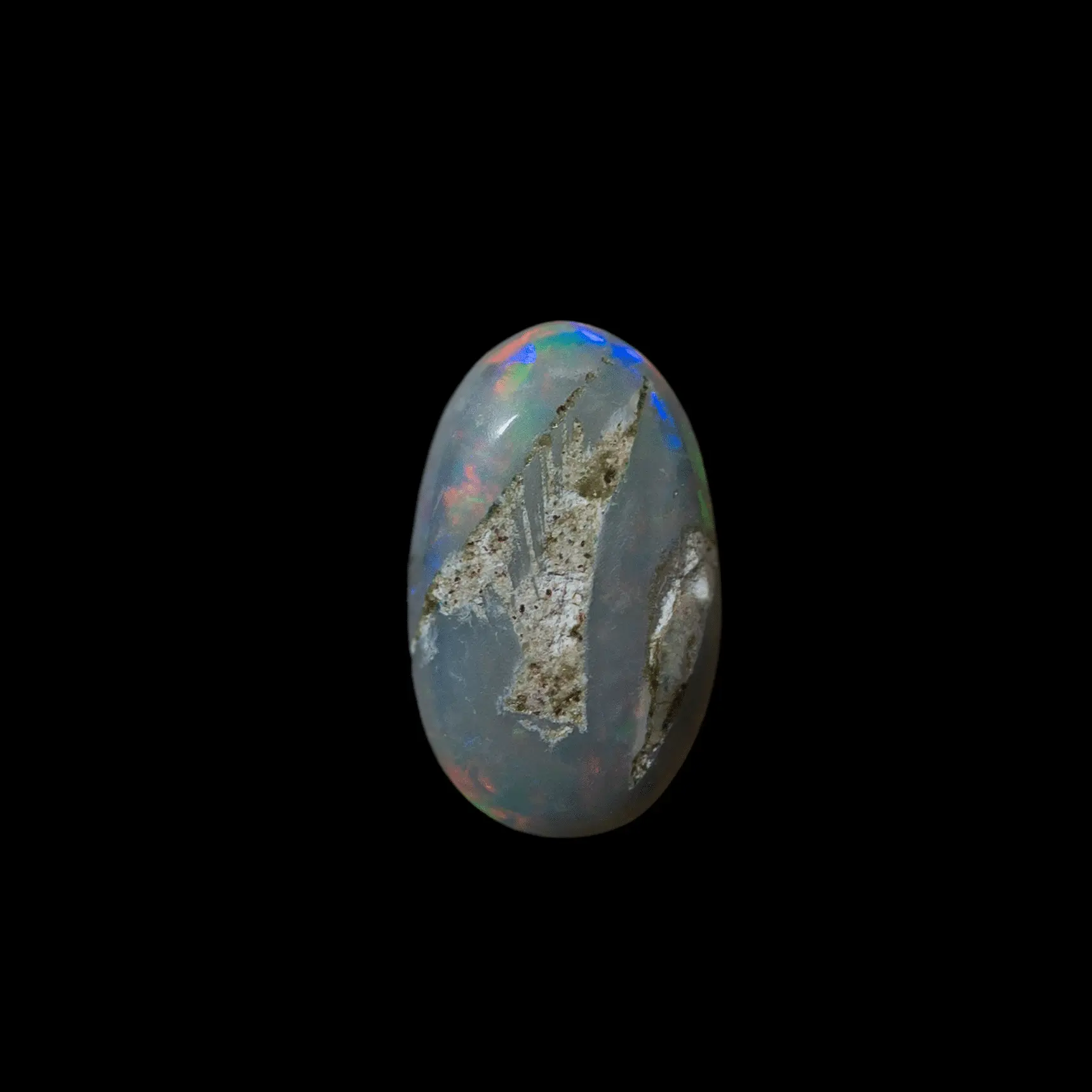 Opale blanche des mines de Coober Pedy (0,4 ct) – Image 5