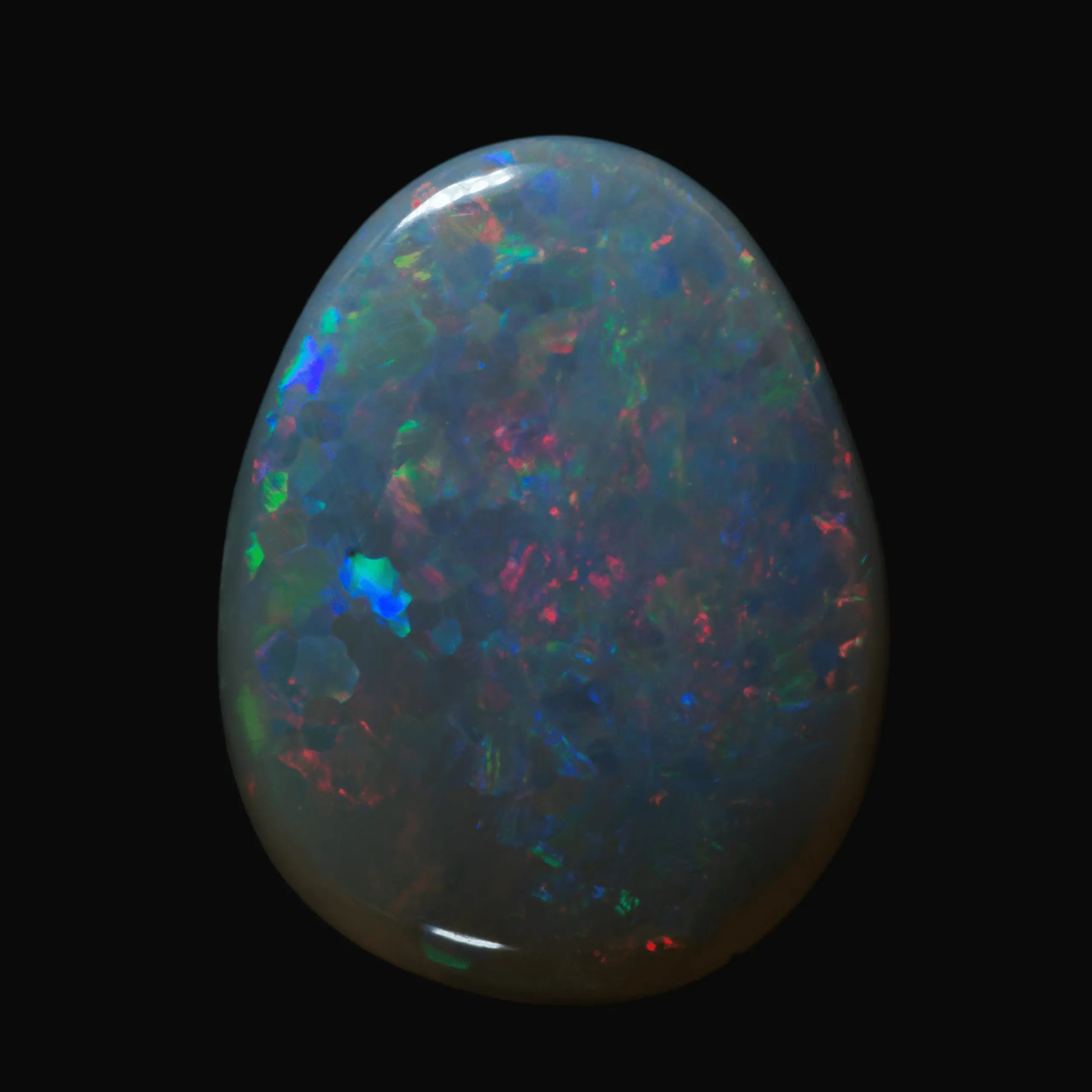 Opale sombre multicolore à éclats magenta (1,3 ct) – Image 3