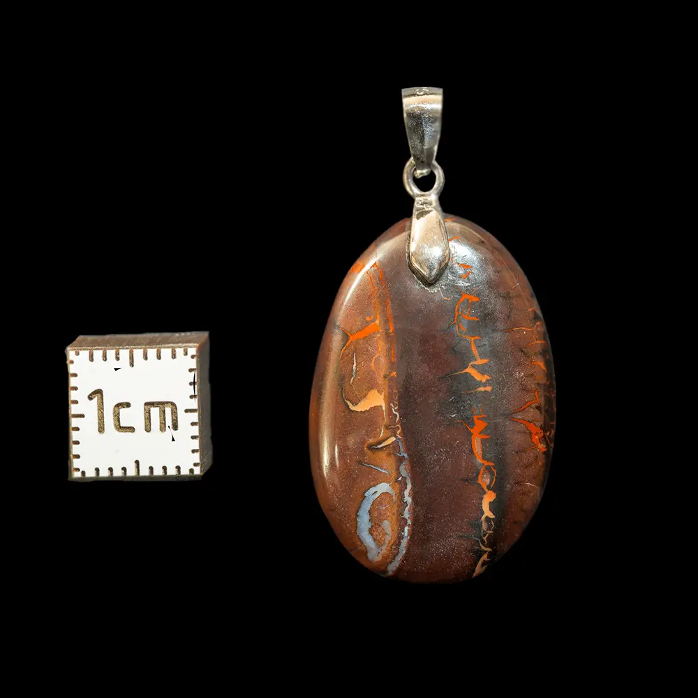 Pendant d’opale Koroit à écritures cunéiformes – Image 2