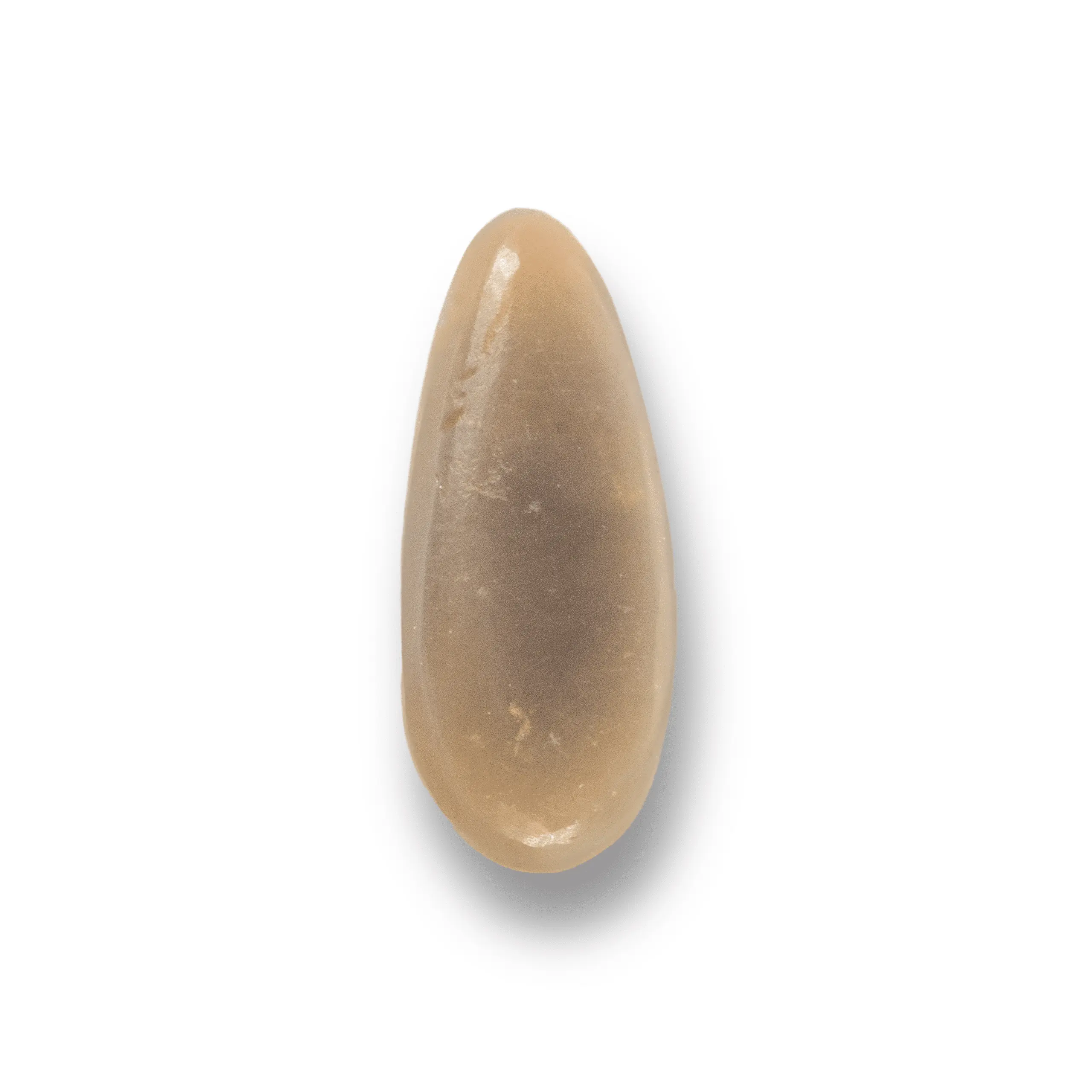 Opale sombre australienne en larme mouchetée de brillances vertes, Oranges et rouges (1,7 ct) – Image 4