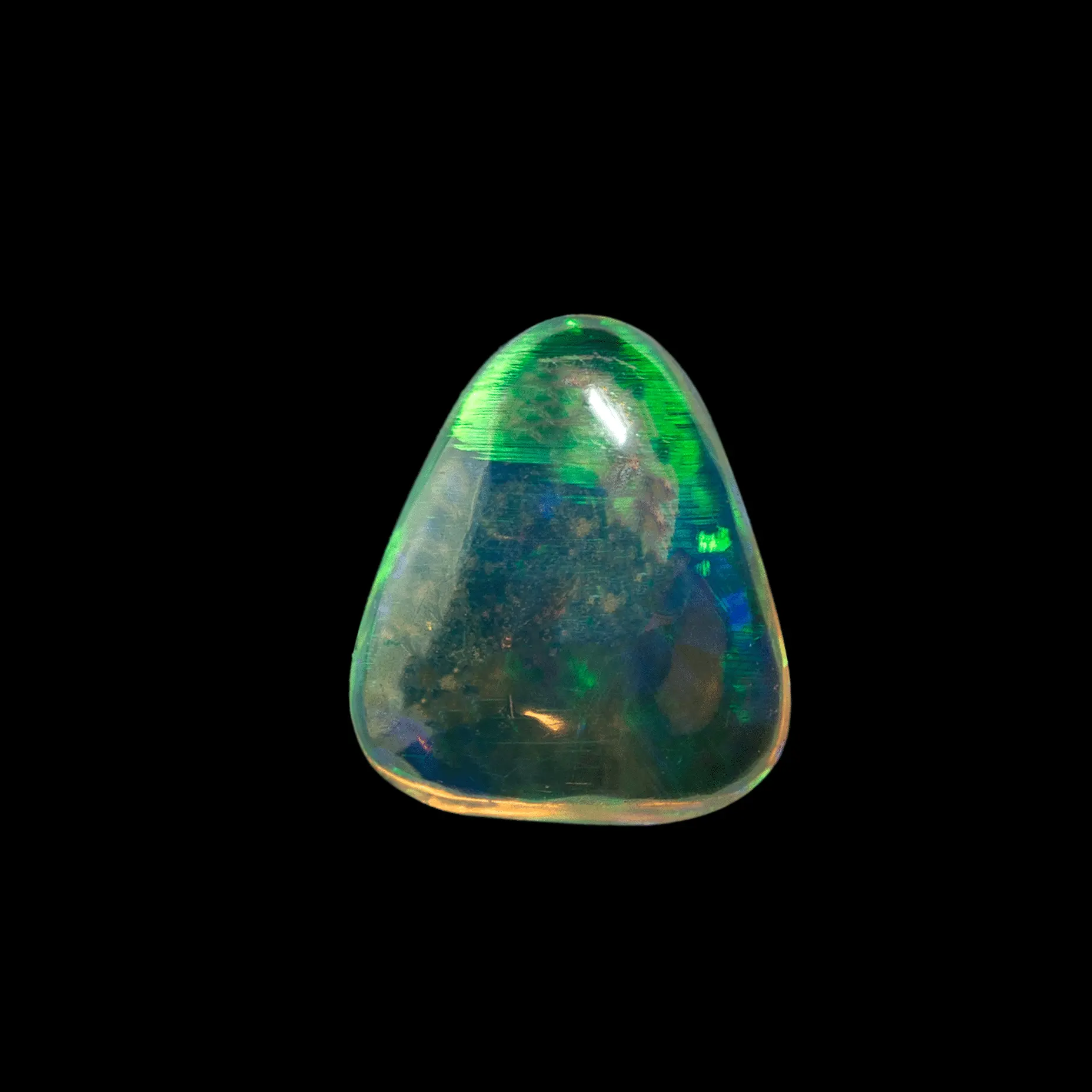 Petite opale cristal verte très lumineuse (0,2 ct) – Image 4
