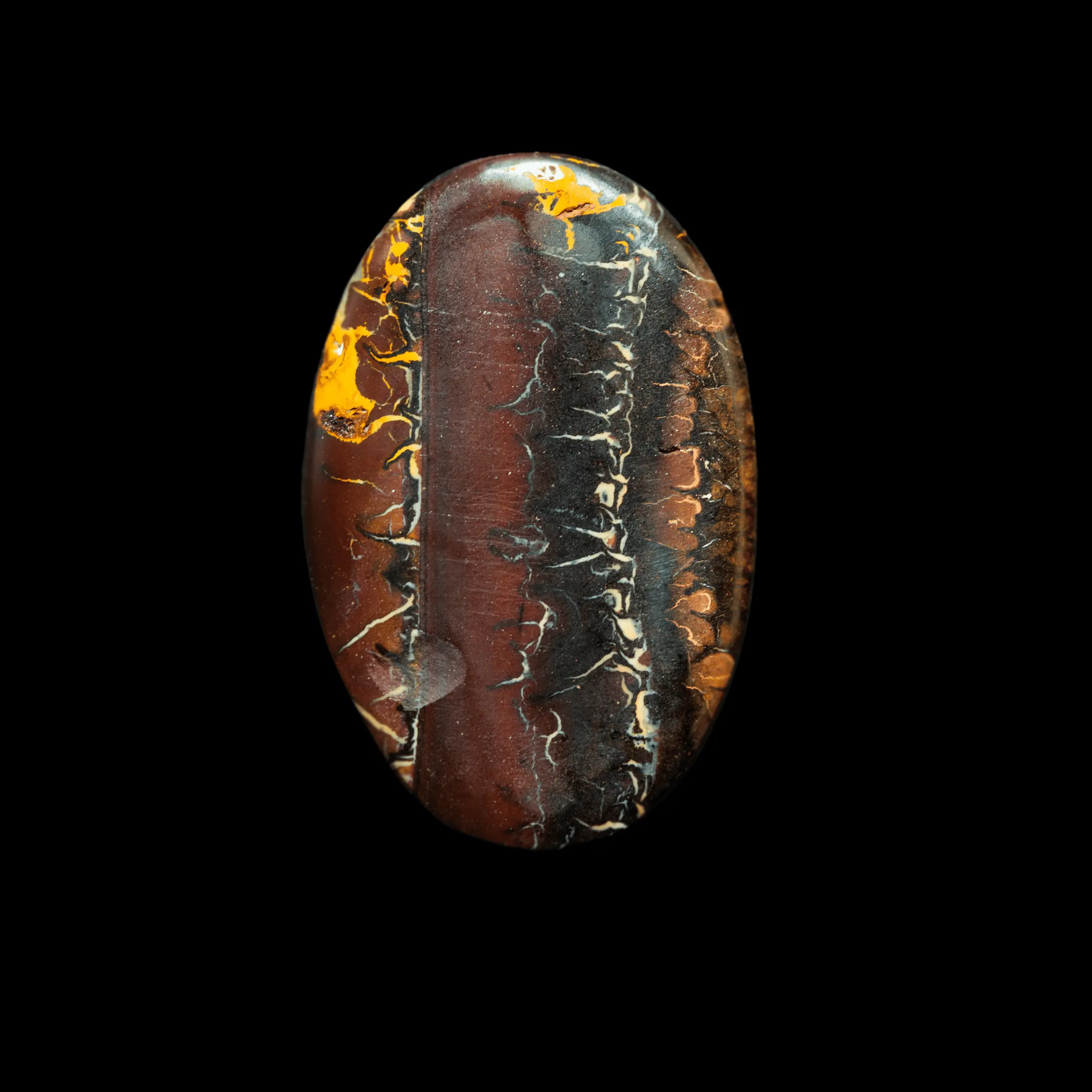 Opale Koroit à motifs cunéiformes (28,5 cts) – Image 3