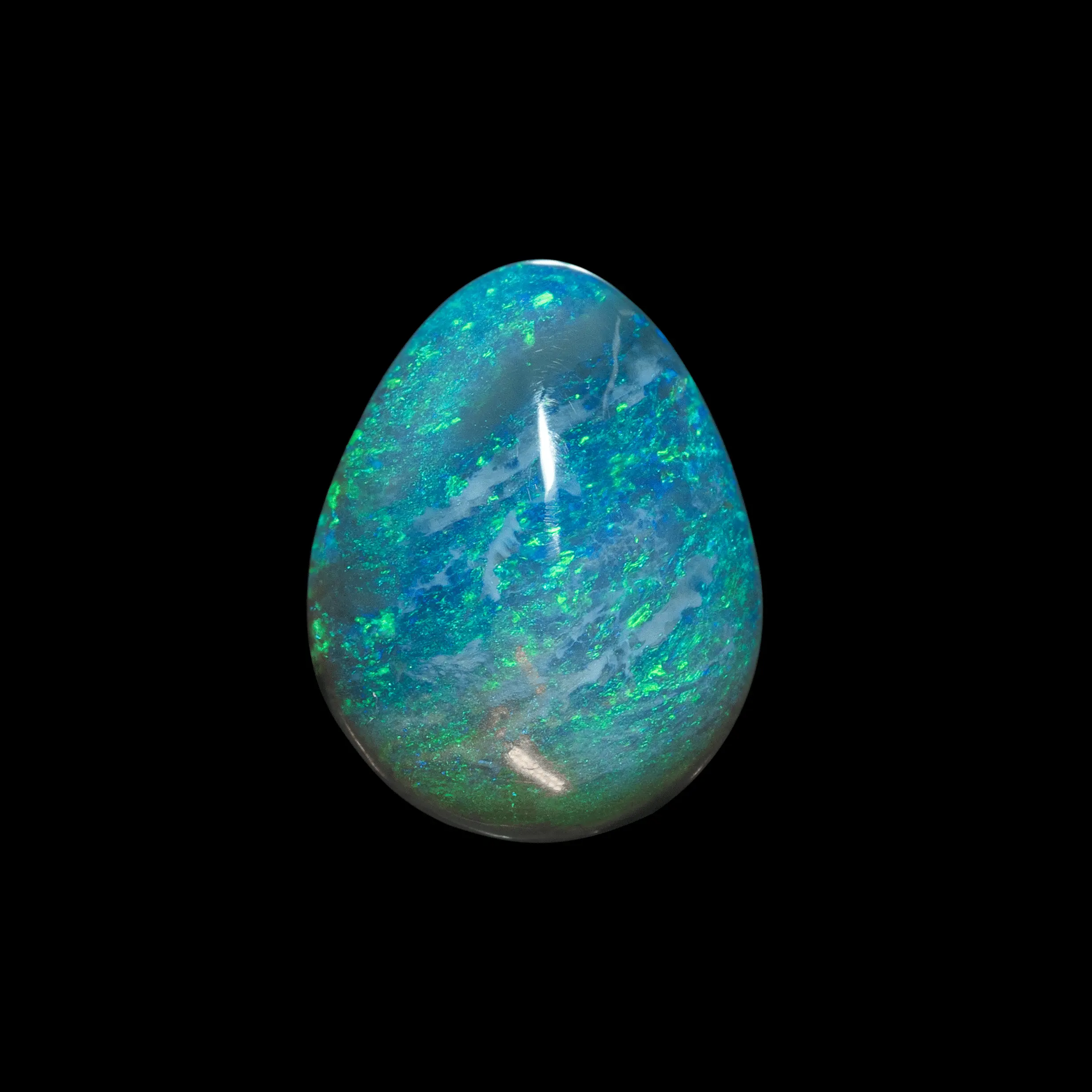 Dark green and blue crystal opal (3.0 cts) - Image 3