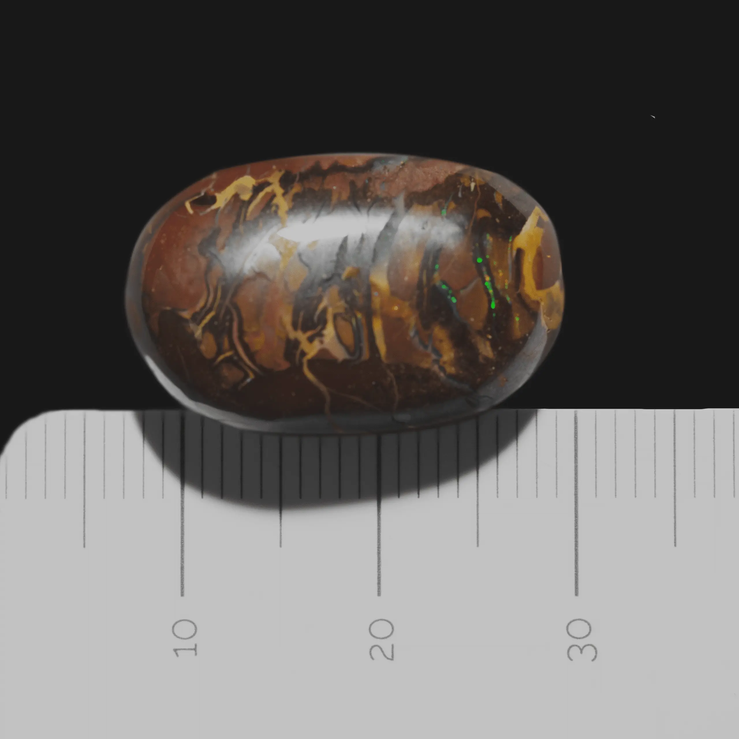 Opale koroit graphique à veines opalisées (25,9 cts) – Image 5