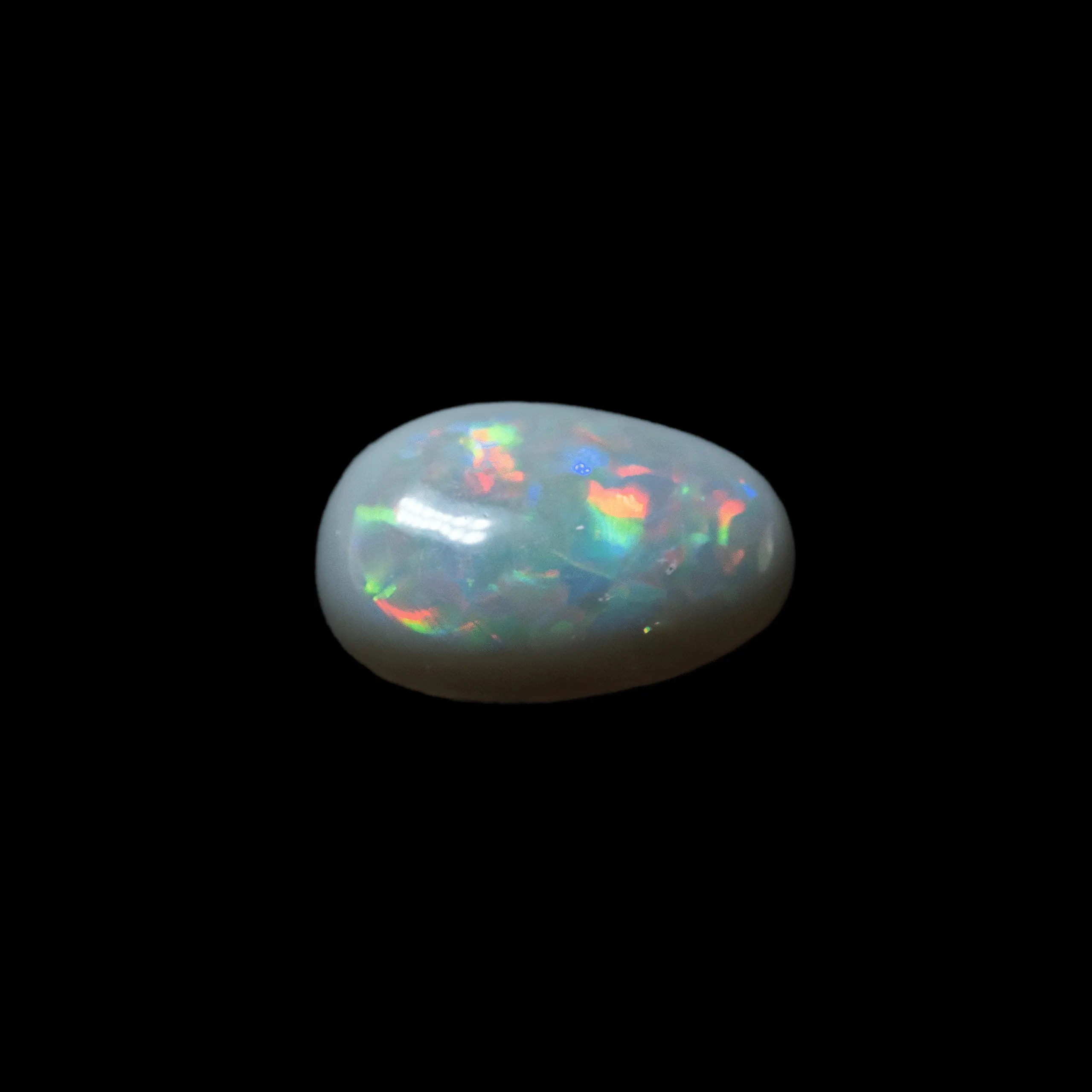 Dark red, green and blue opal cabochon (1.4 ct) - Image 3
