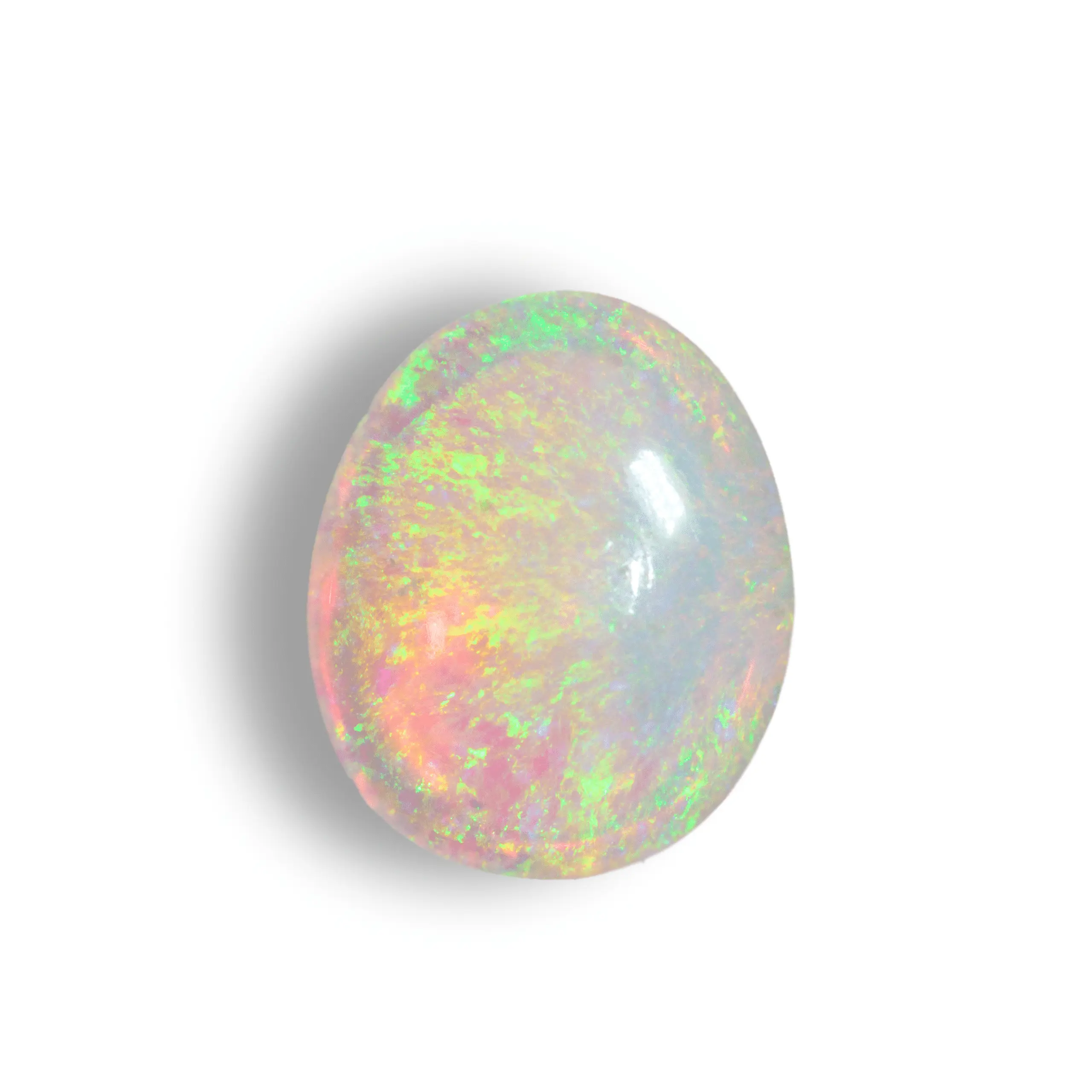 Cabochon d'opale cristal vert-jaune (0,7 ct) – Image 4