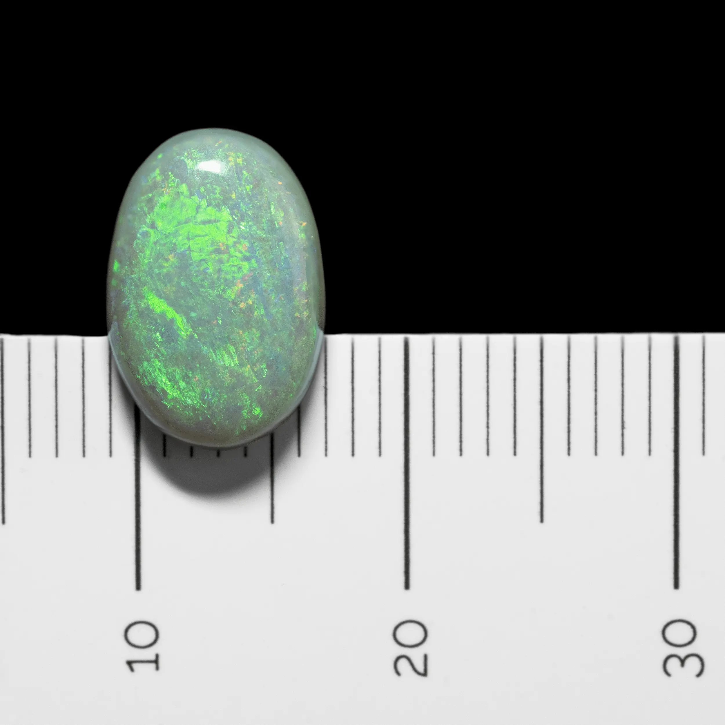 Cabochon vert d'opale cristal clair (2,5 cts) – Image 5