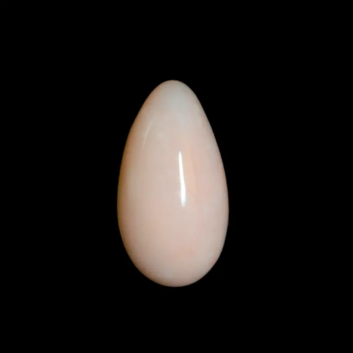 Natural Peruvian pink opal 8.8 carats teardrop cut