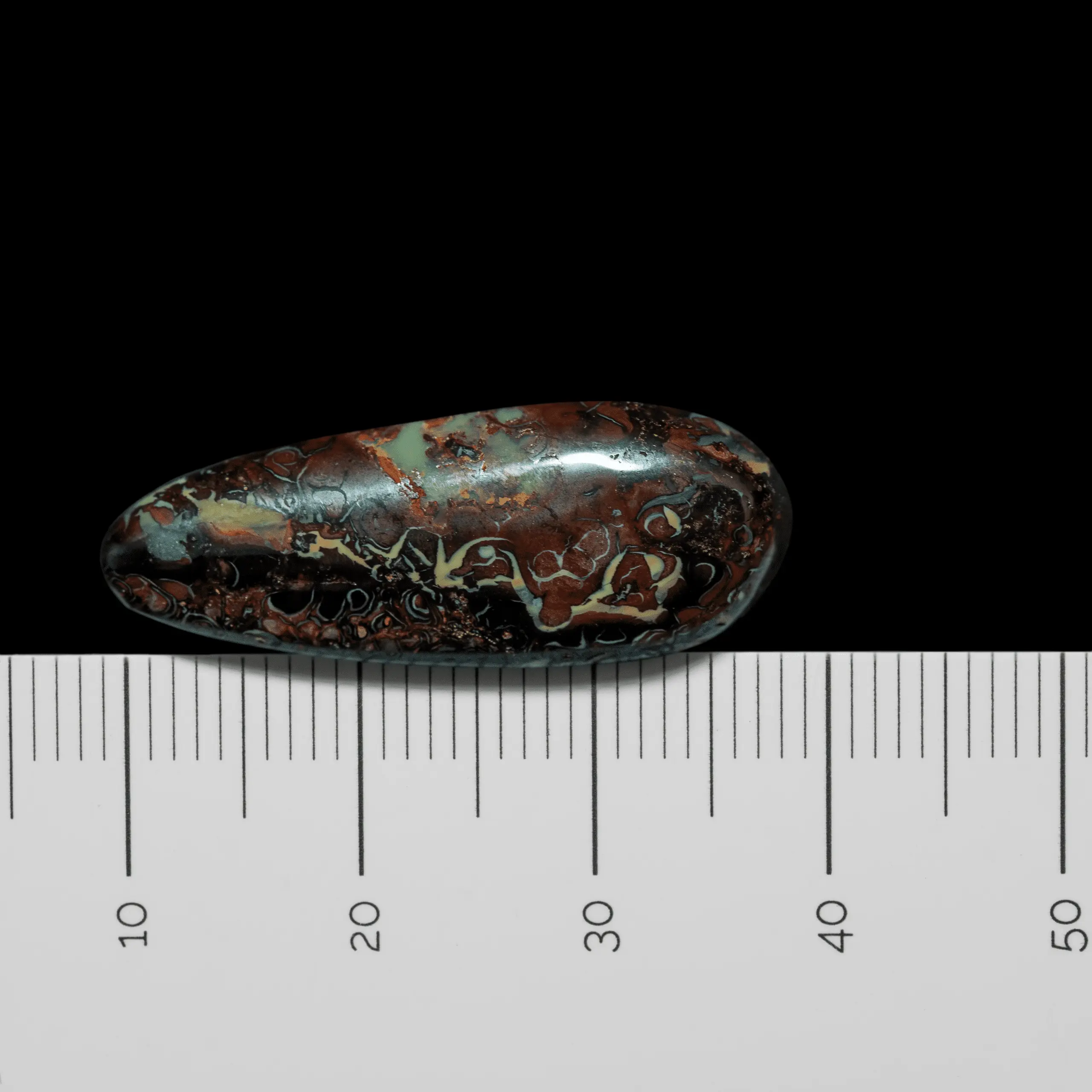 Koroit teardrop with crystal opalization (12.9 cts) - Image 4