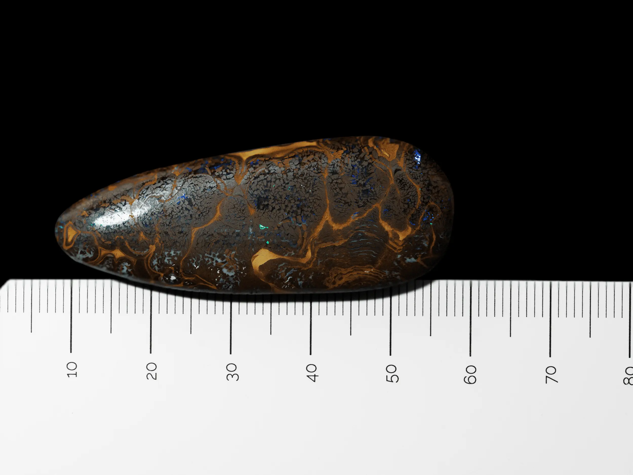 Grande larme d'opale matricielle australienne (47,0 cts) – Image 5