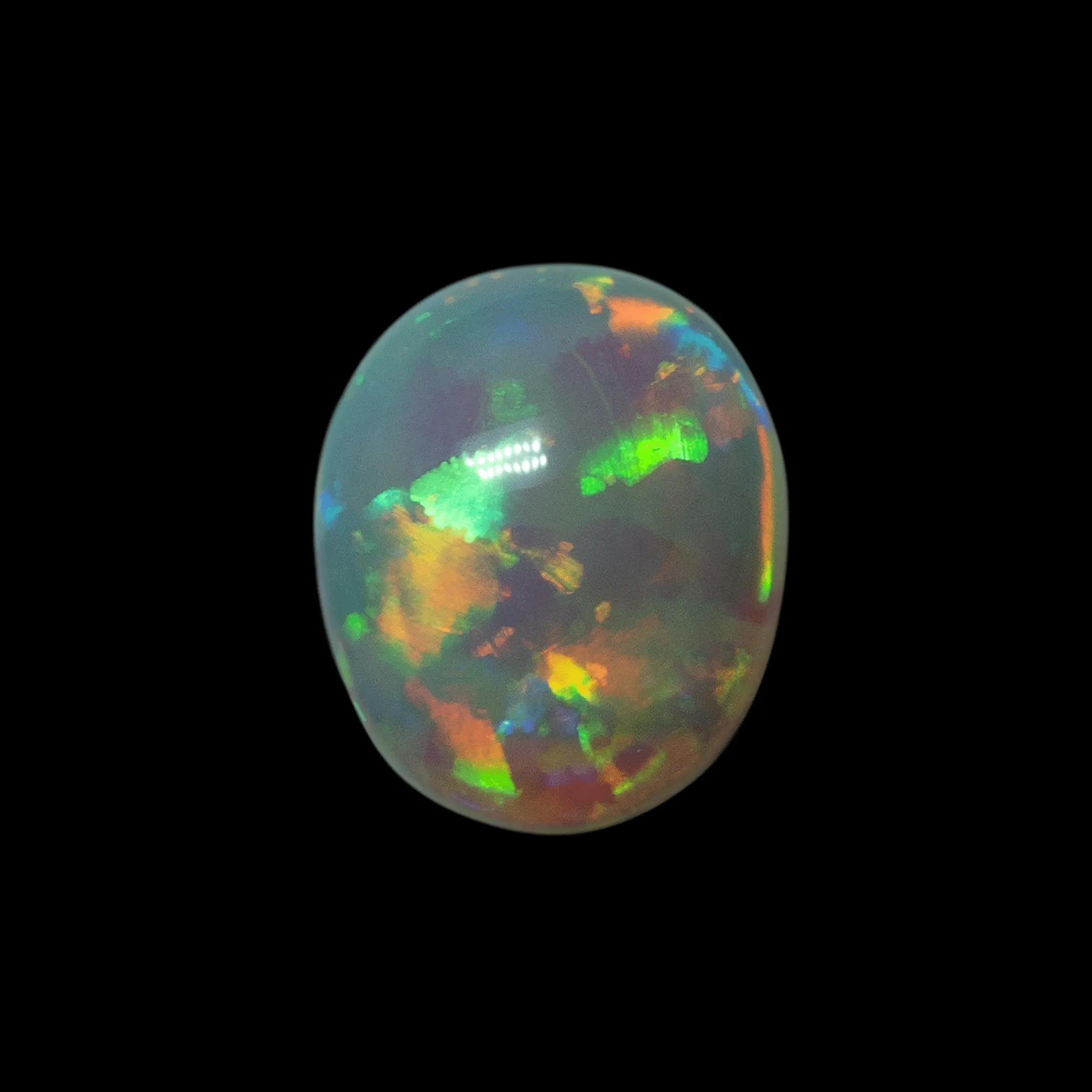 Cabochon rubané d'opale brésilienne (1,1 ct) – Image 6