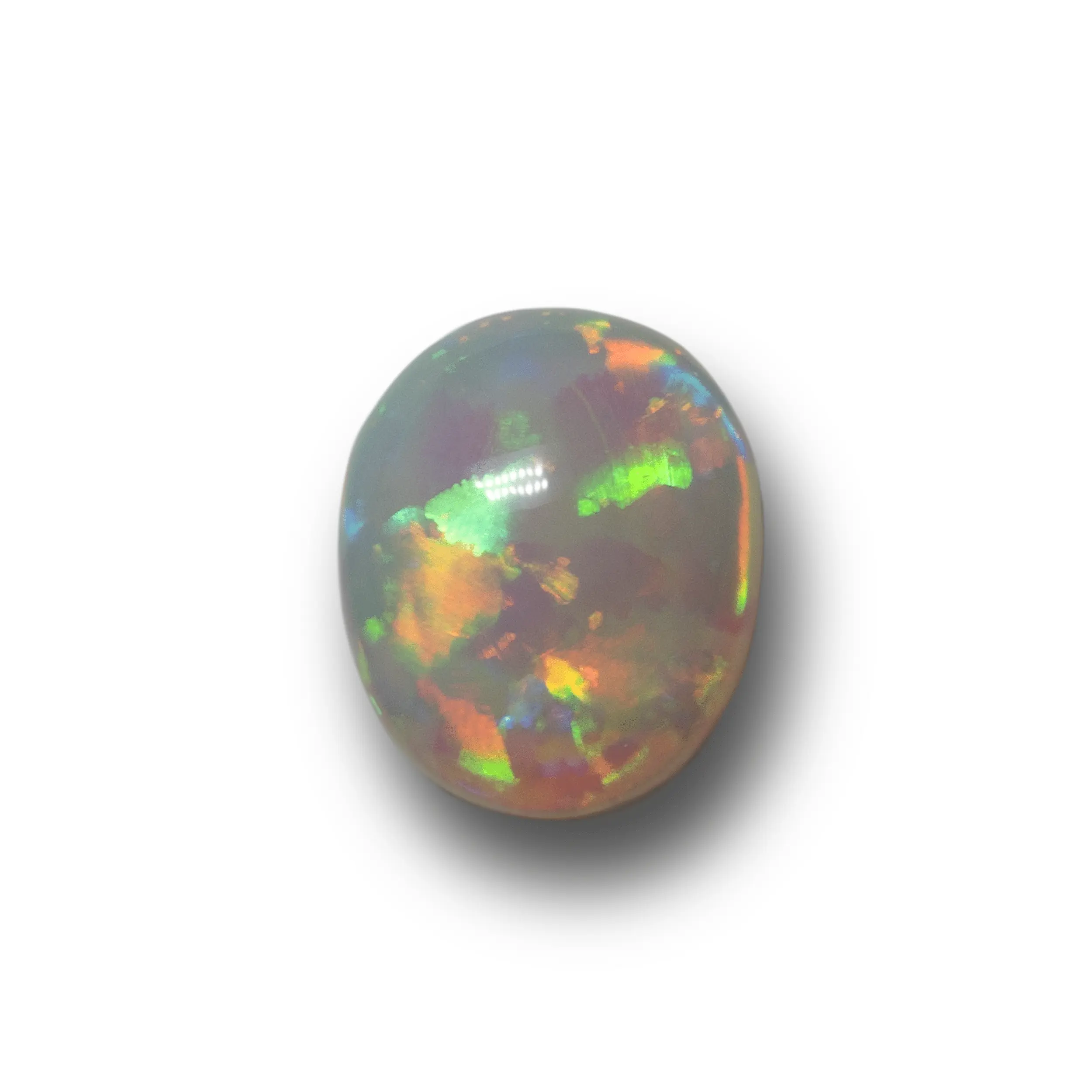 Cabochon rubané d'opale brésilienne (1,1 ct) – Image 3