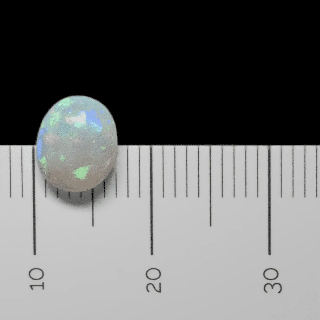 Cabochon rubané d'opale brésilienne (1,1 ct) – Image 9