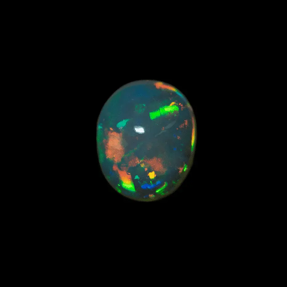 Cabochon rubané d'opale brésilienne (1,1 ct) – Image 4