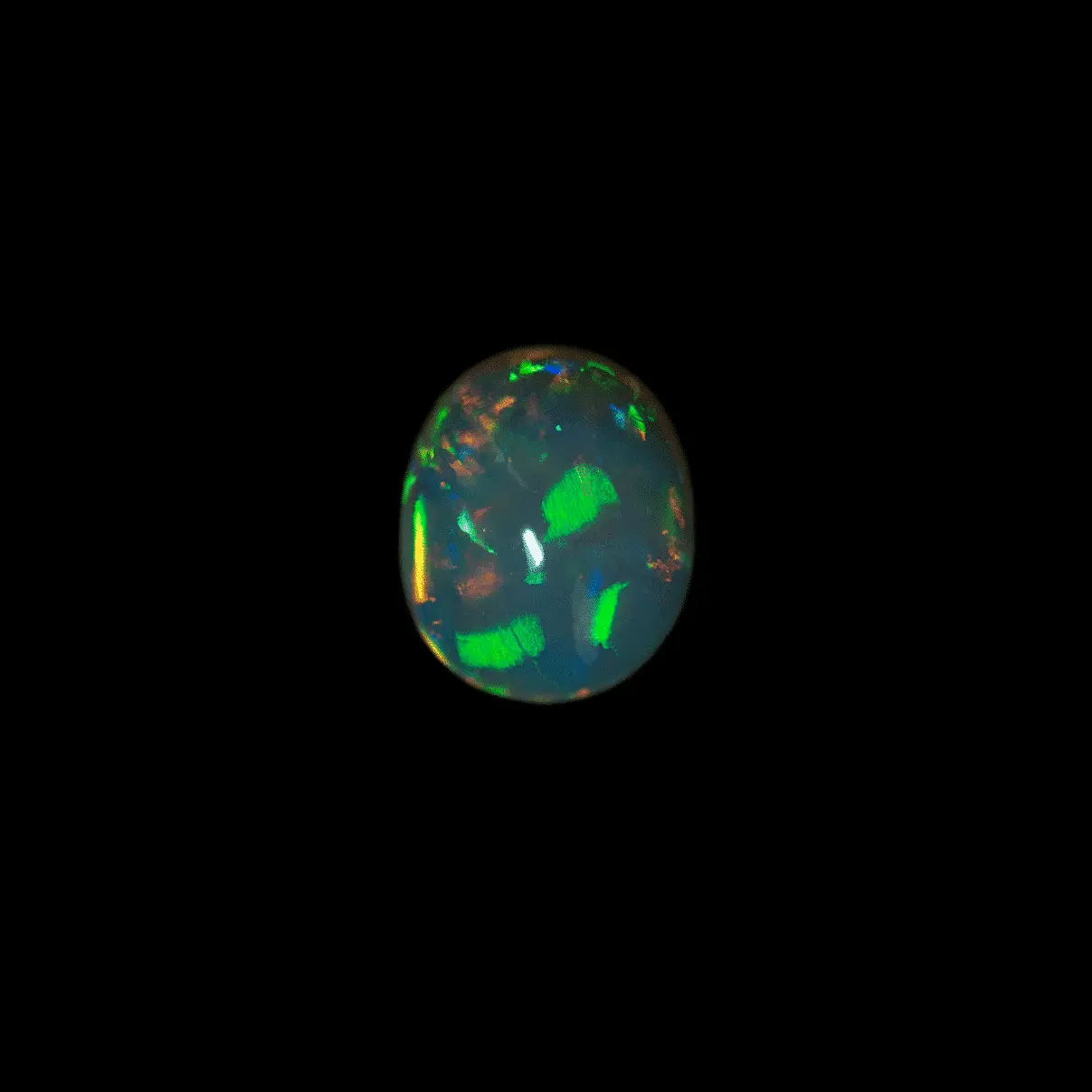 Cabochon rubané d'opale brésilienne (1,1 ct) – Image 5