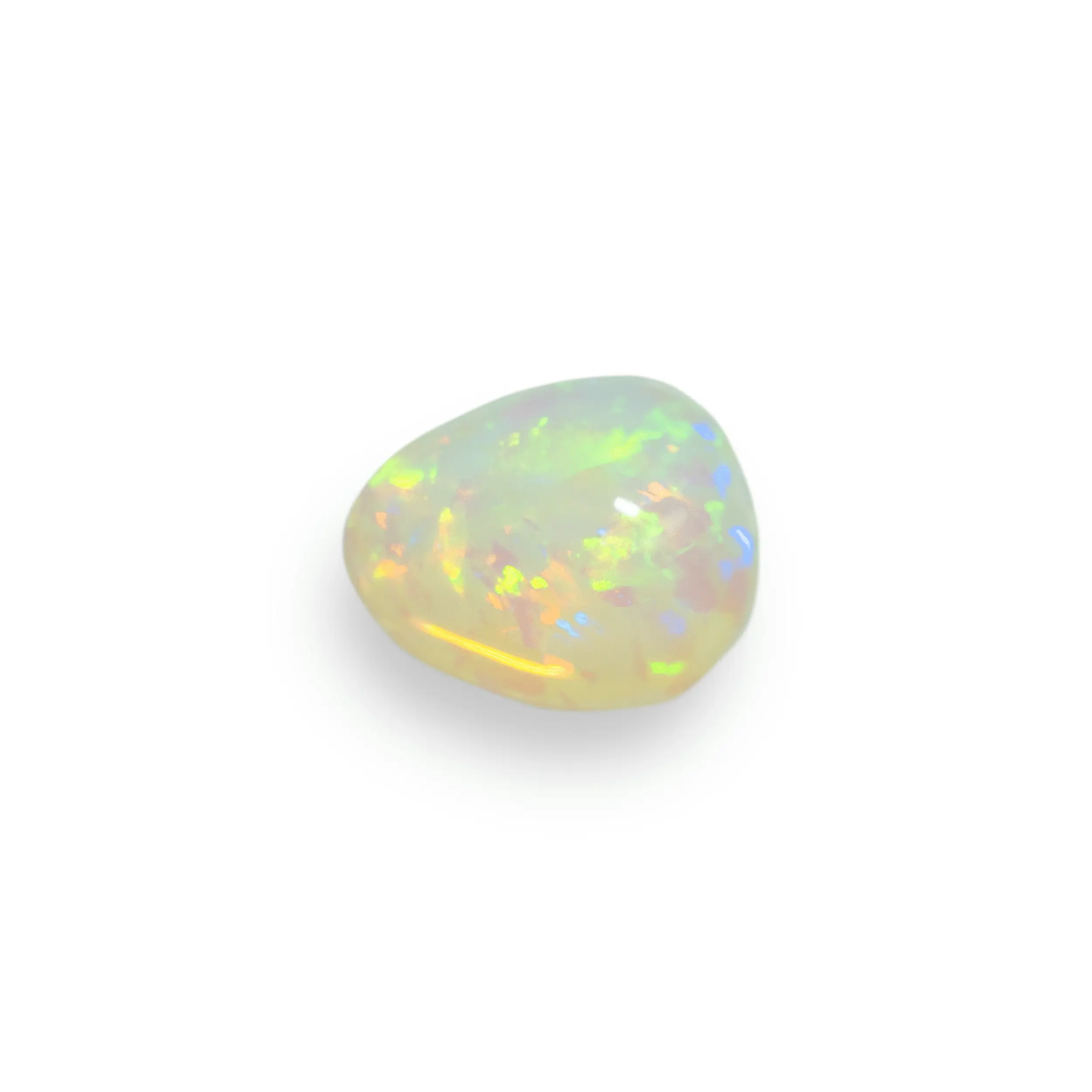 Cabochon en goutte d'opale cristal Brésilienne (1,6 ct) – Image 4