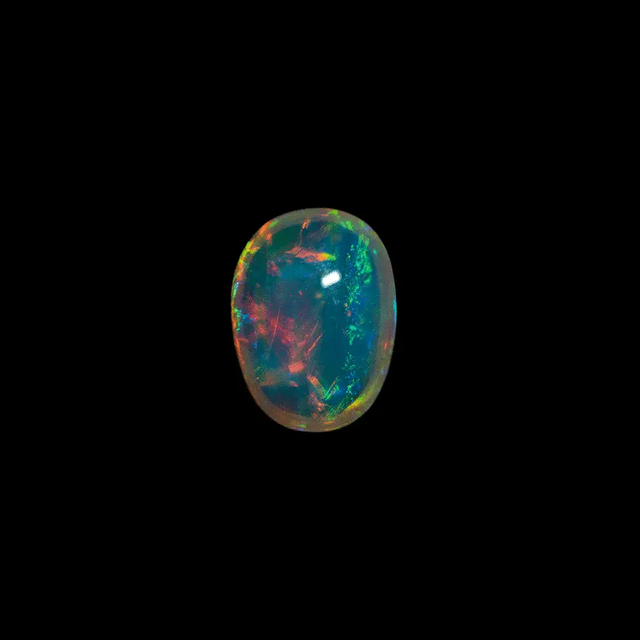 Gorgeous and rare Brazilian crystal opal (1.5 ct) - Image 7
