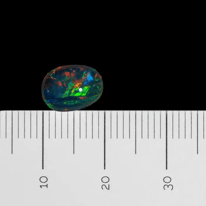 Gorgeous and rare Brazilian crystal opal (1.5 ct) - Image 9