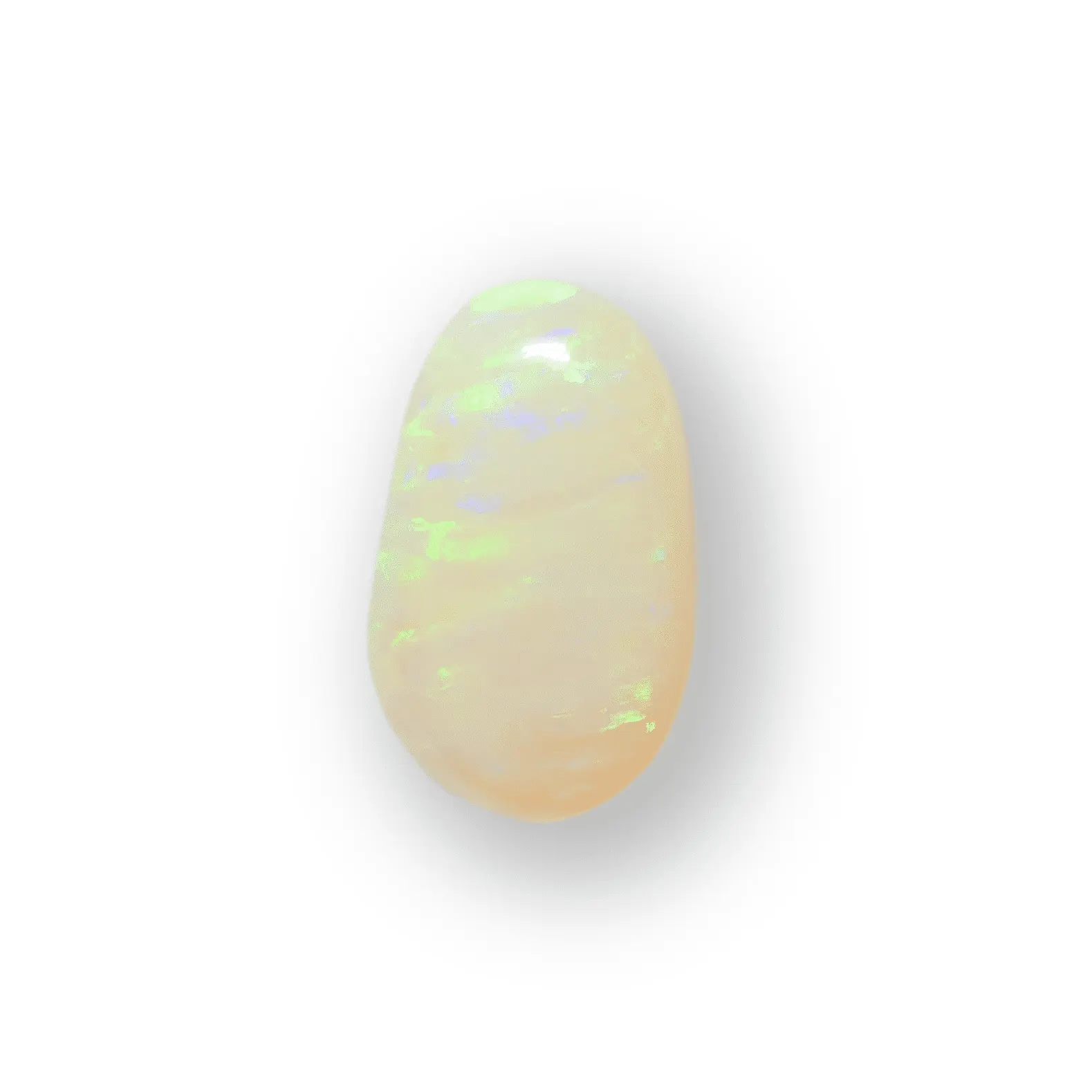 Cabochon d'opale claire à lignes (1,6 ct) – Image 4