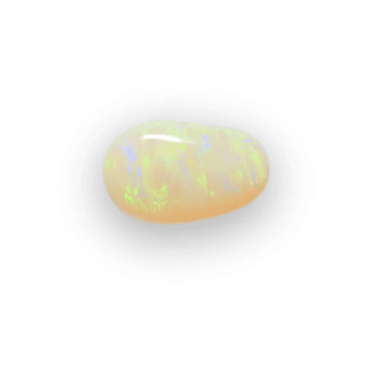 Cabochon d'opale claire à lignes (1,6 ct) – Image 6