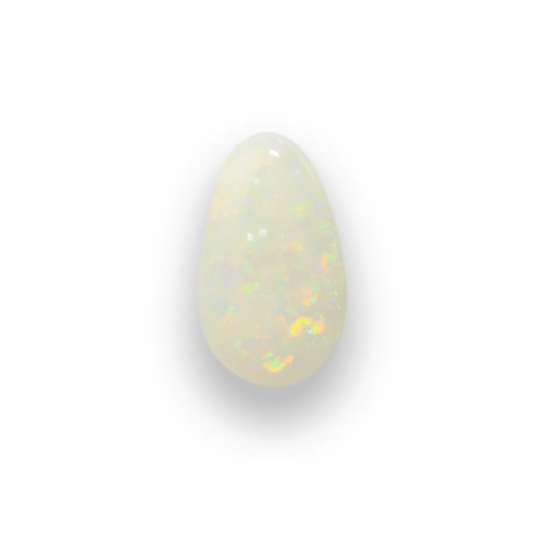 Opale blanche Australienne classique des mines de Coober Pedy (2,3 cts) – Image 3