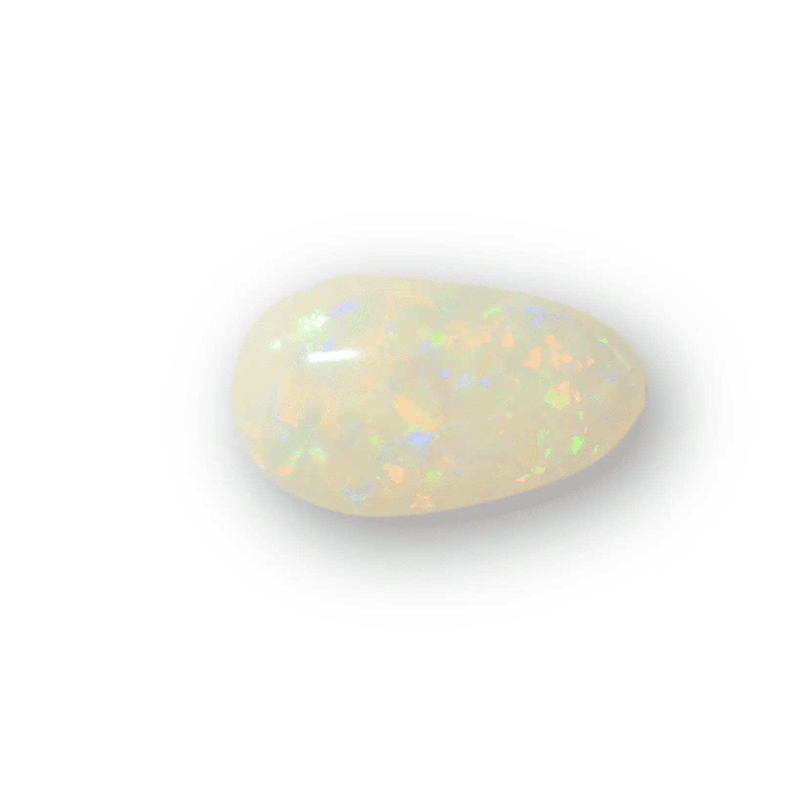 Opale blanche Australienne classique des mines de Coober Pedy (2,3 cts) – Image 4