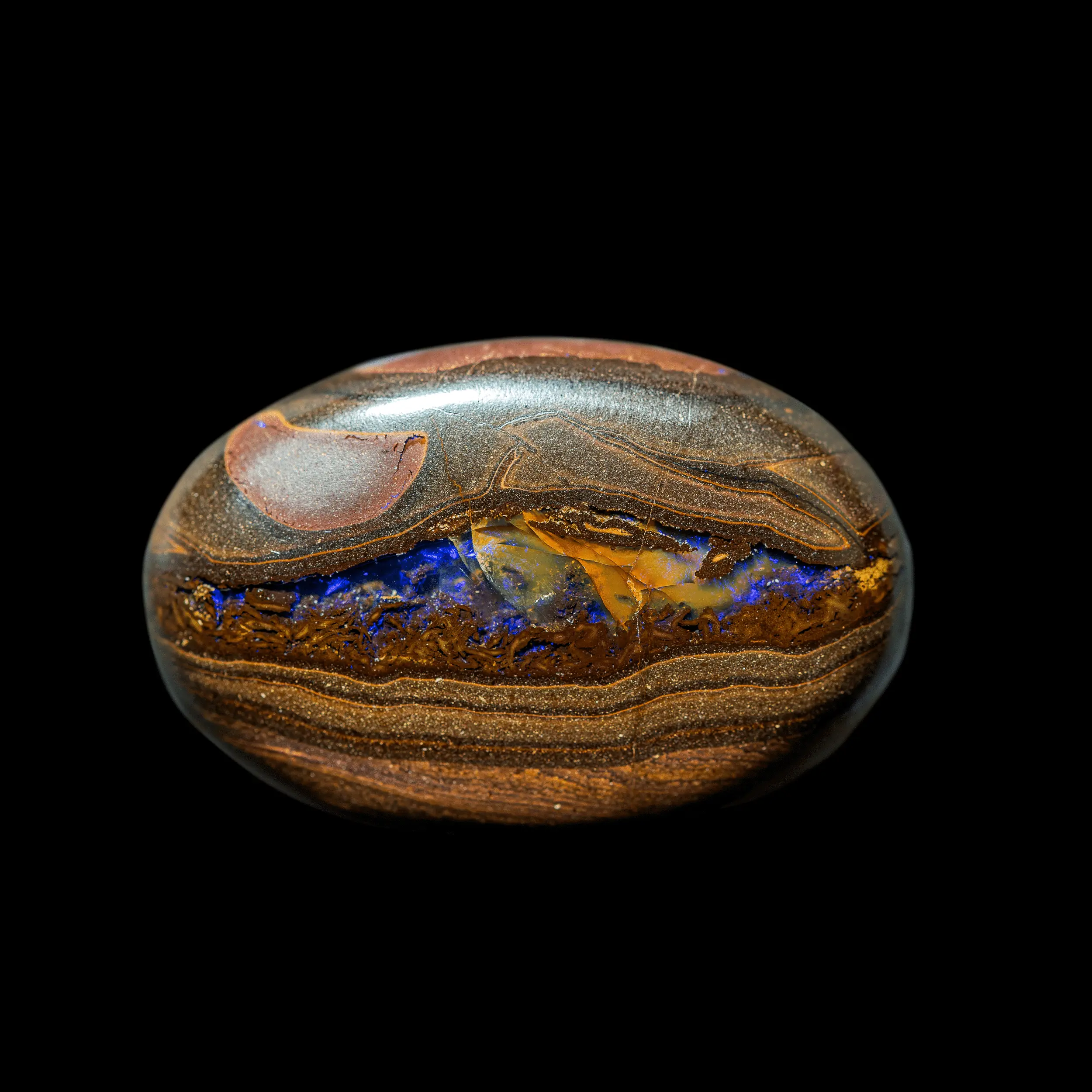 L'amande à fente bleue (36,2 cts) – Image 3