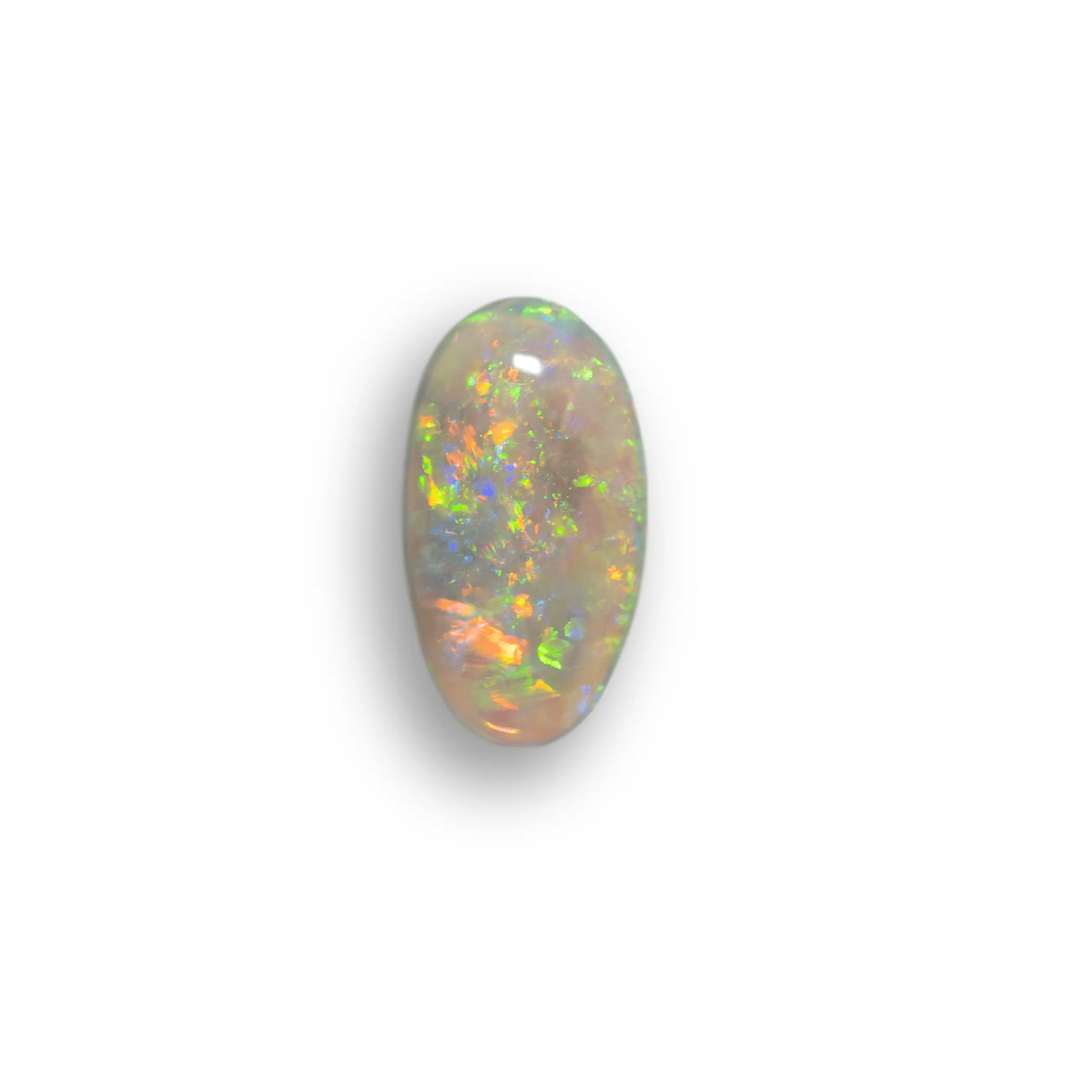 Ovale d'opale cristal clair de Lightning Ridge (1,3 ct) – Image 4
