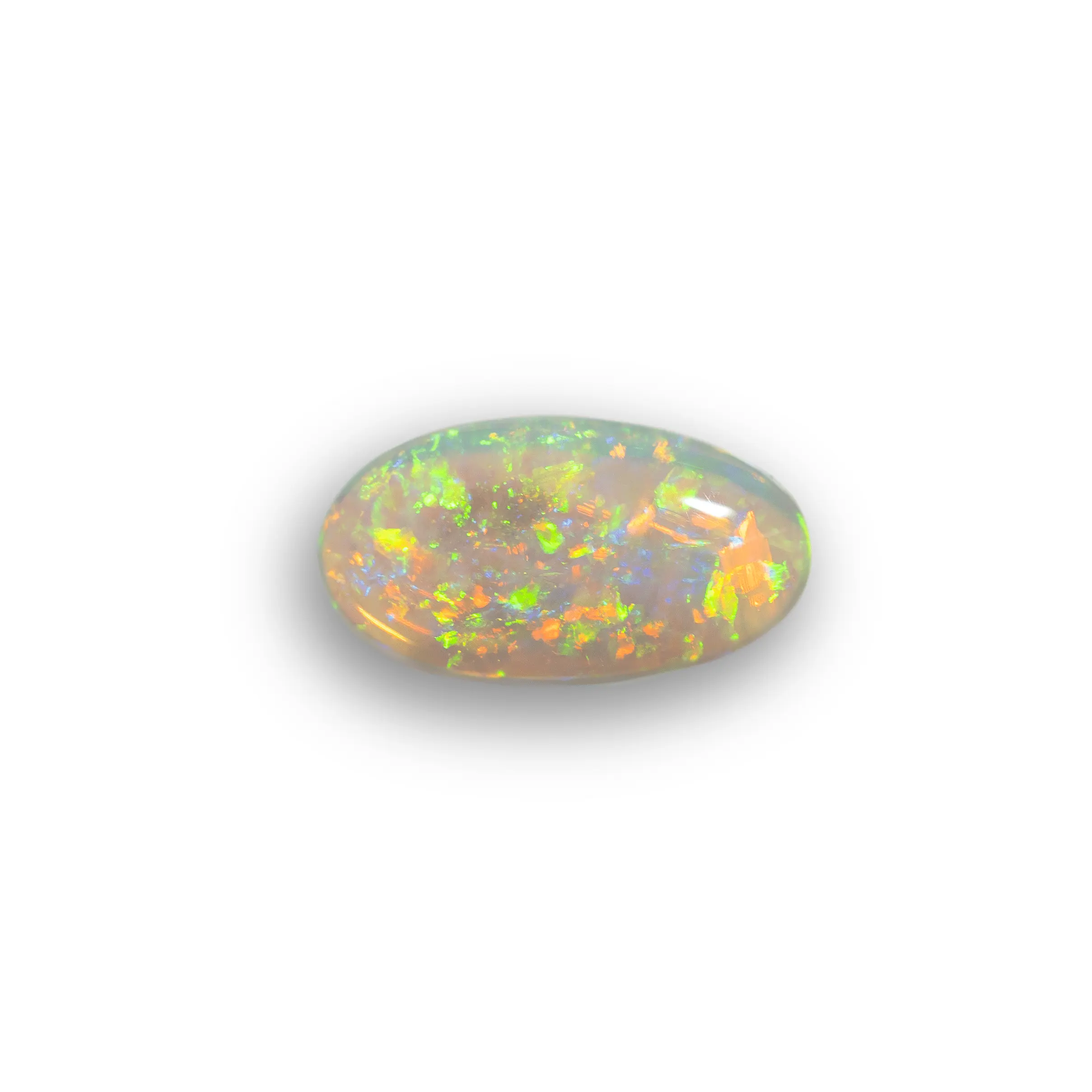Ovale d'opale cristal clair de Lightning Ridge (1,3 ct) – Image 7