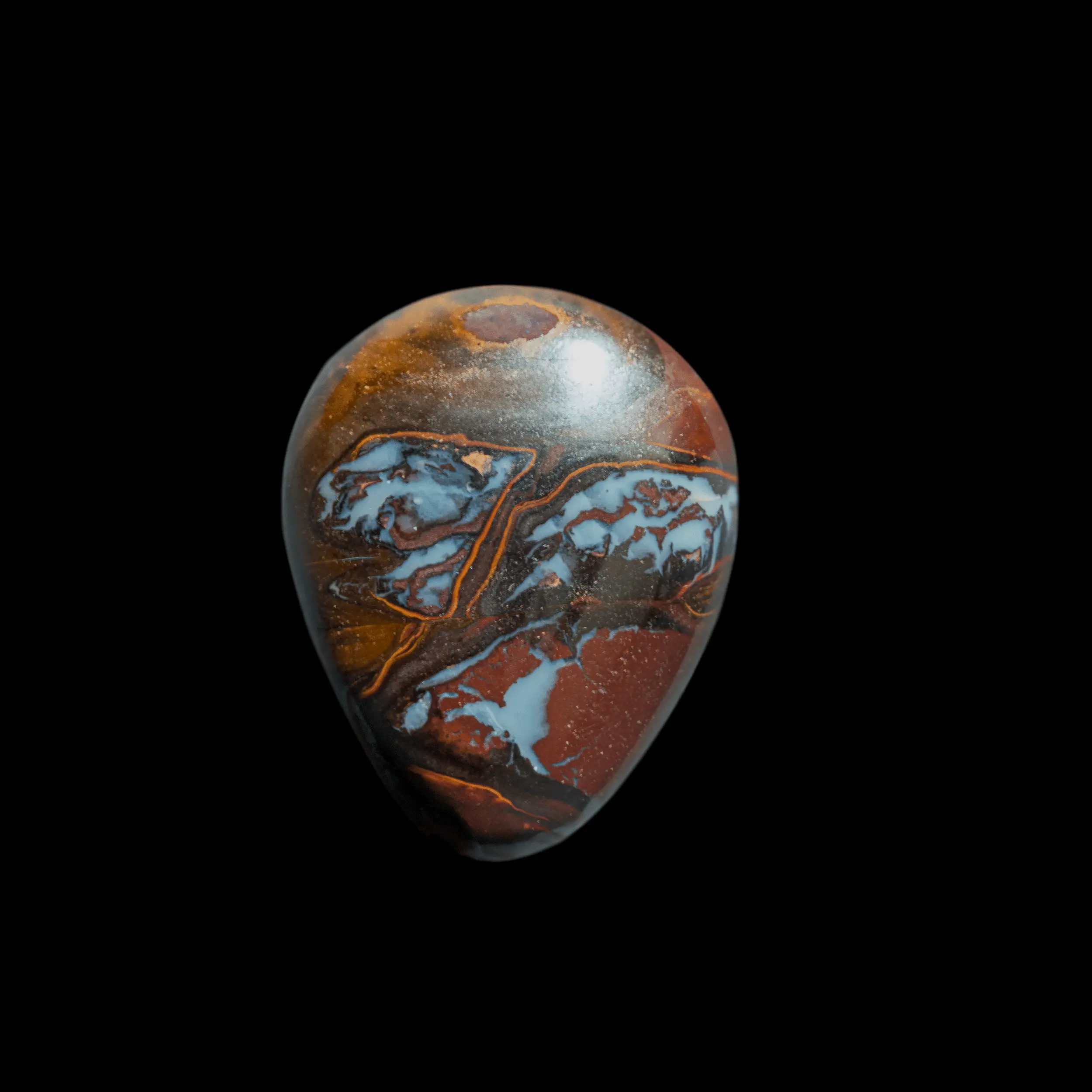 Koroit opal drop with abstract motifs (19.7 cts) - Image 2