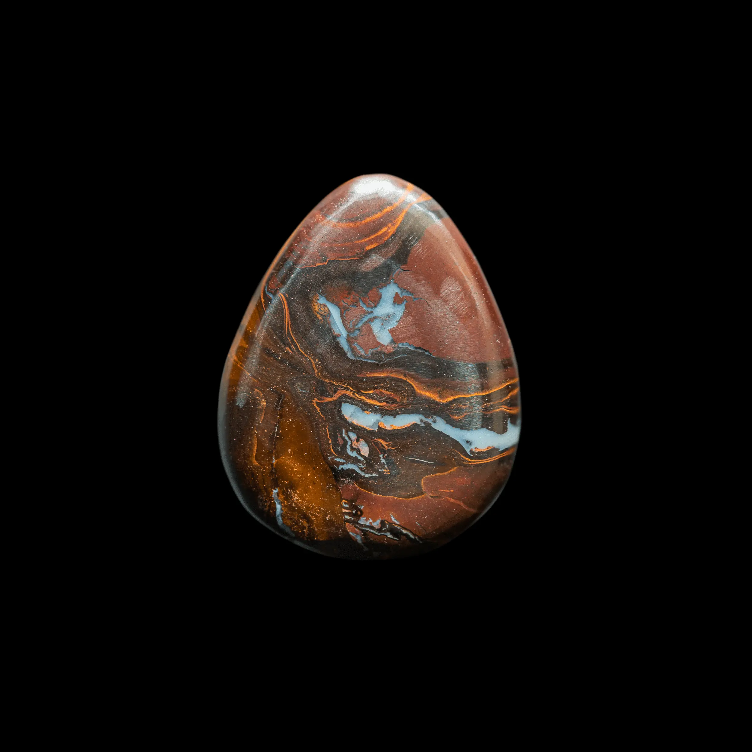Koroit opal drop with abstract motifs (19.7 cts) - Image 3