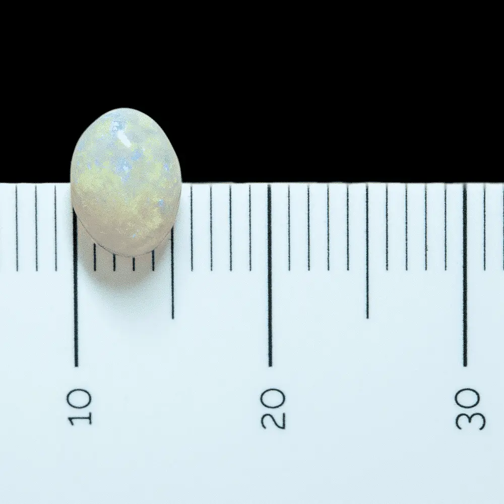 Cabochon multicolore d'opale du Brésil pin fire (0,9 ct) – Image 9