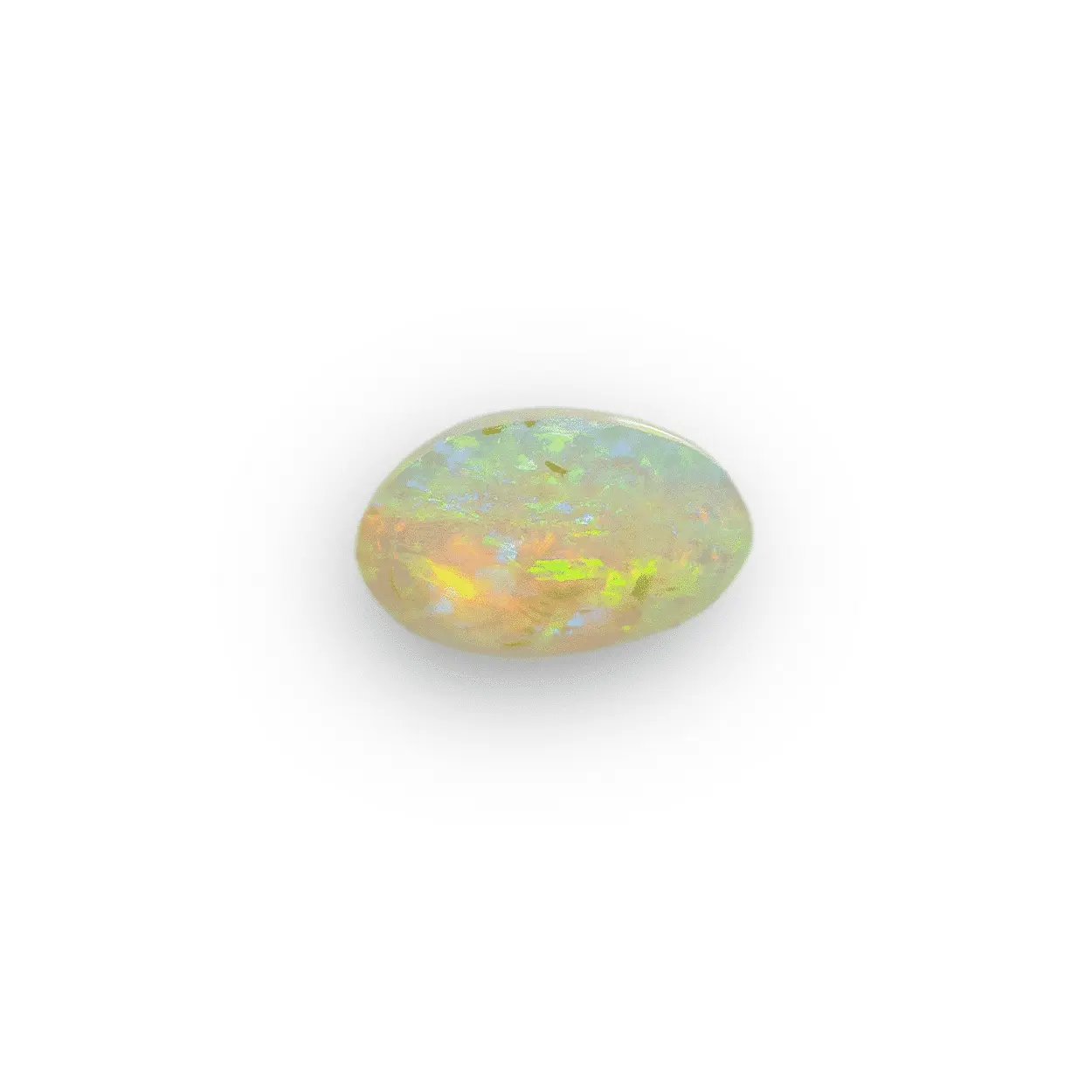 Crystal opal cabochon with green and blue highlights (1.3 ct) - Image 6