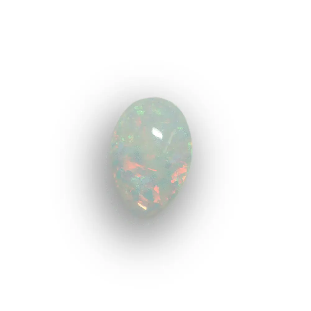 Larme de cristal Brésilienne orange et rouge (0,7 ct) – Image 3