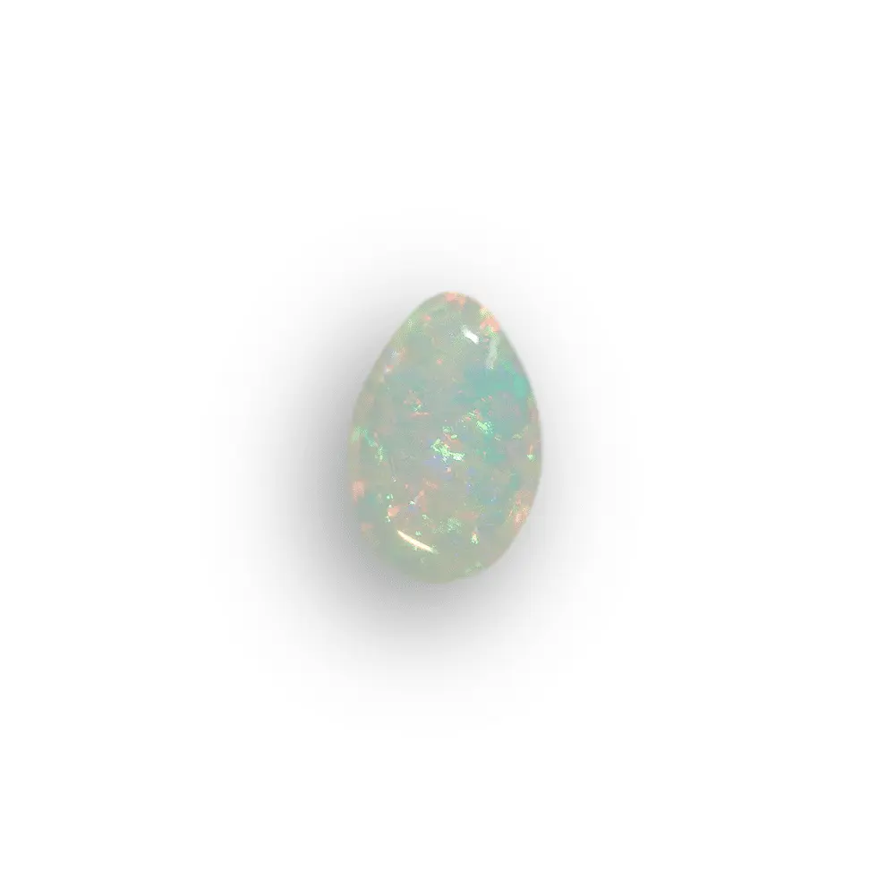 Larme de cristal Brésilienne orange et rouge (0,7 ct) – Image 5