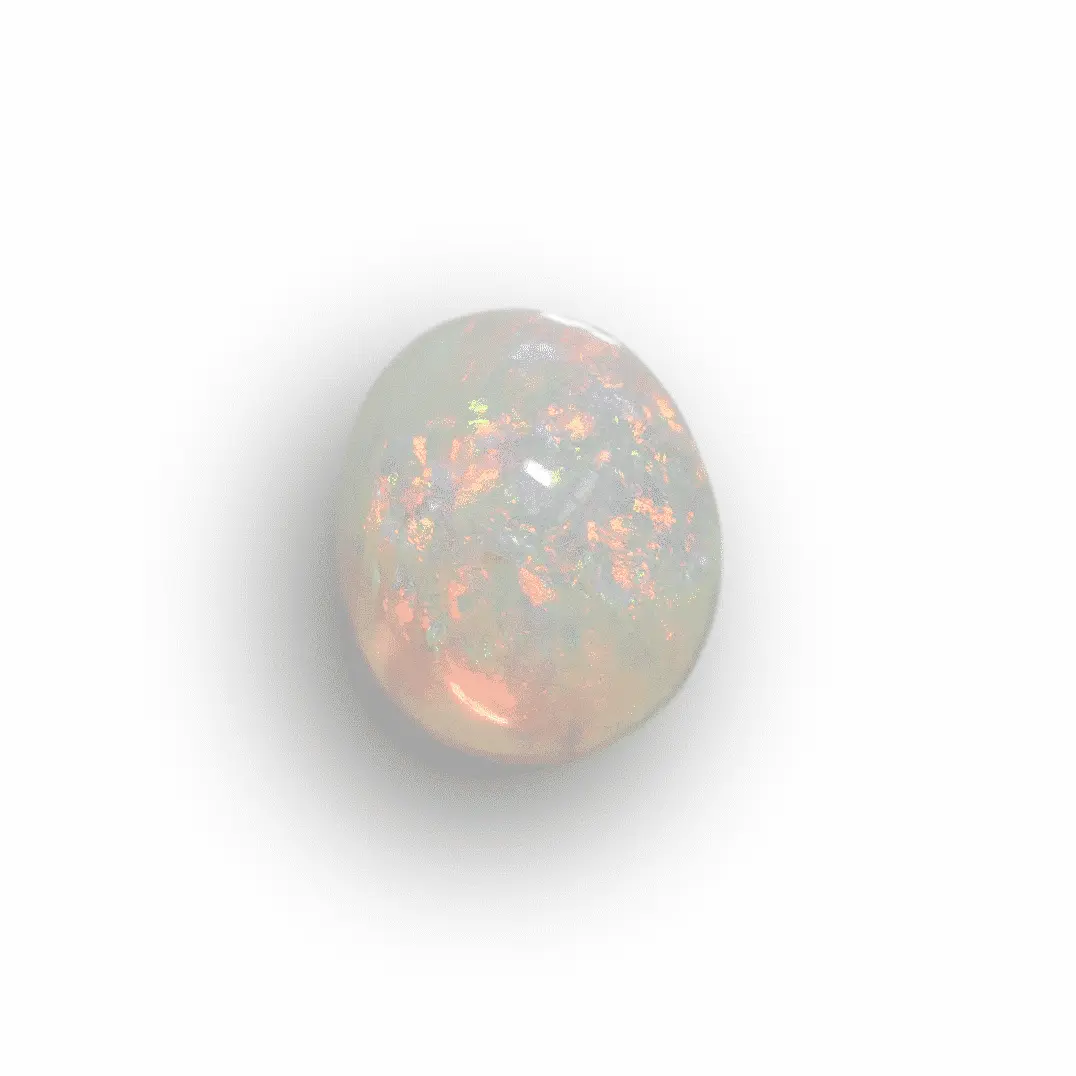 Cabochon d'opale cristal orangé (1,7 cts) – Image 3