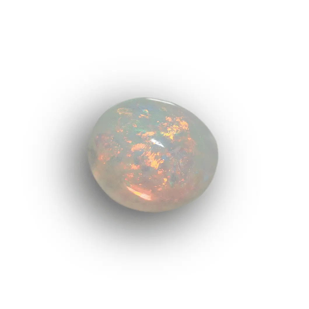 Cabochon d'opale cristal orangé (1,7 cts) – Image 4