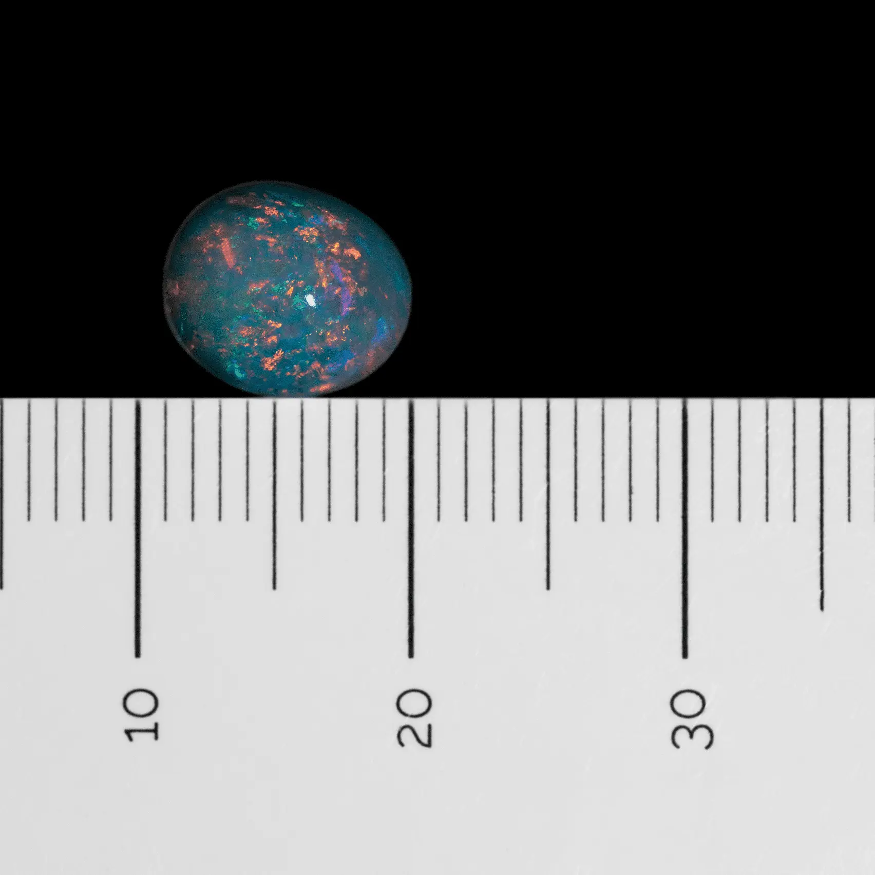 Cabochon d'opale cristal orangé (1,7 cts) – Image 7
