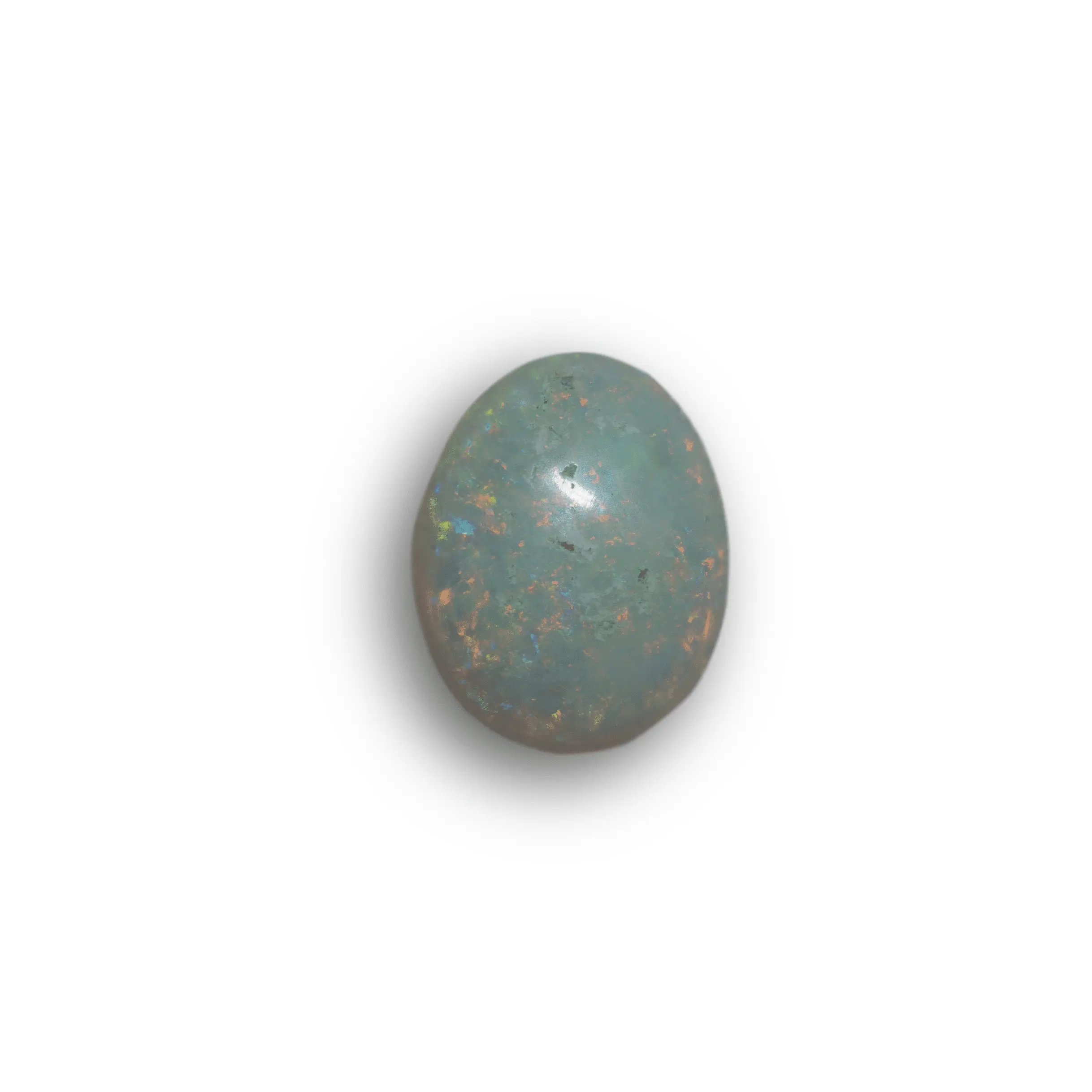 Opale blanche australienne verte et violette (1,3 ct) – Image 6