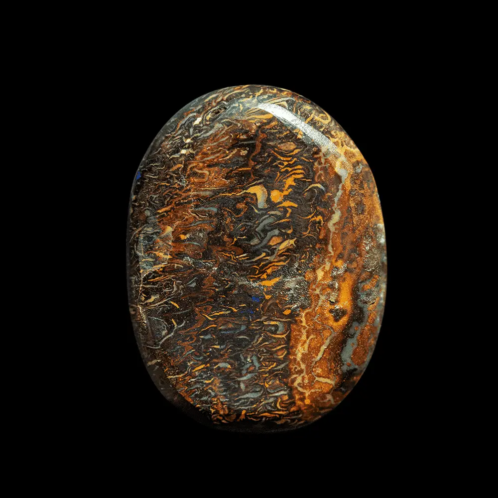 Koroit opal with colorful and decorative interlacing (16.3 cts) - Image 4