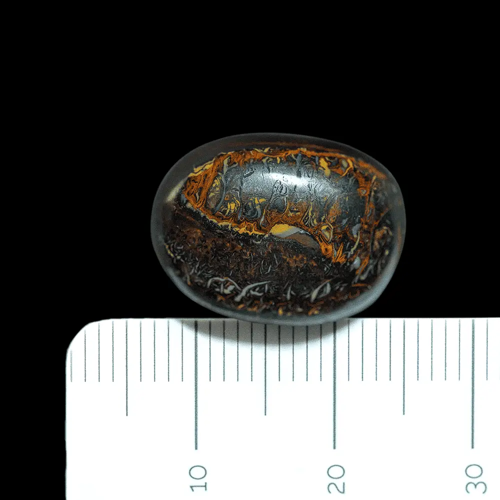 Koroit opal with colorful and decorative interlacing (16.3 cts) - Image 5