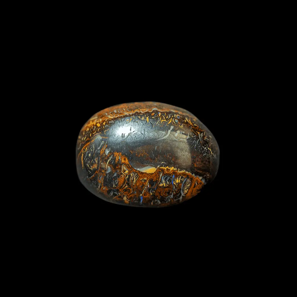 Koroit opal with colorful and decorative interlacing (16.3 cts) - Image 3