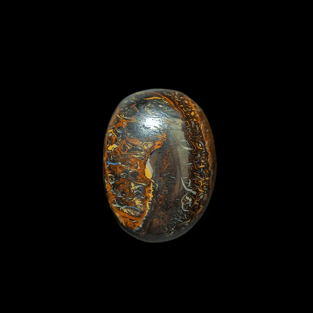 Koroit opal with colorful and decorative interlacing (16.3 cts) - Image 2