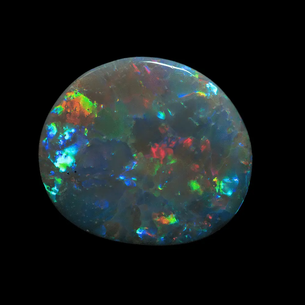Dark and beautiful multicolored opal (5.0 cts) - Image 3